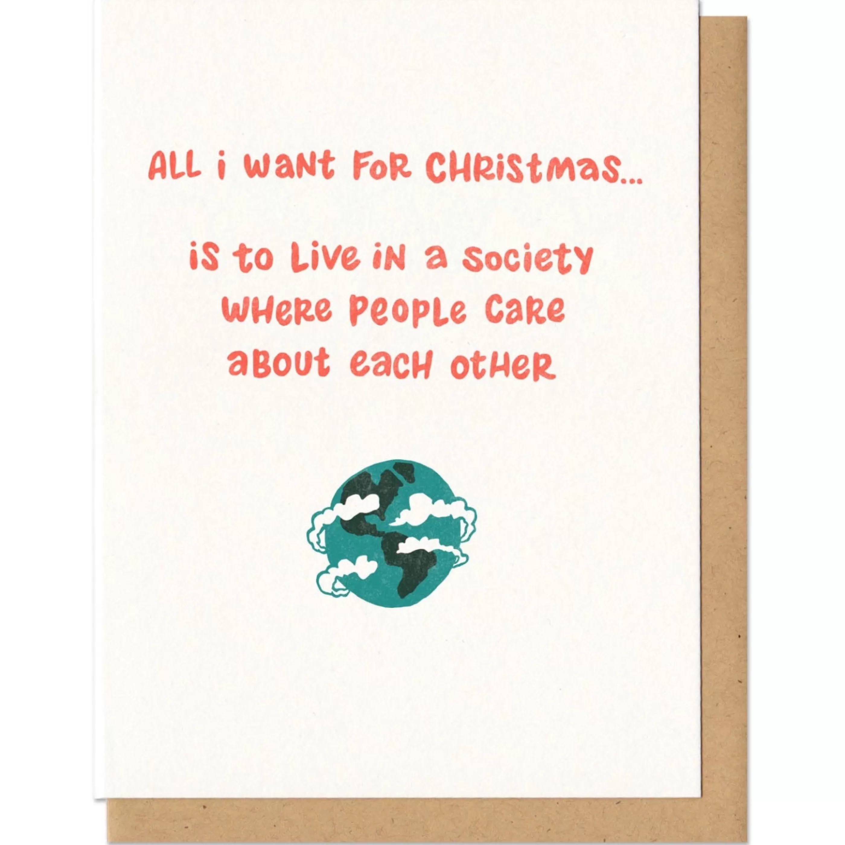 Frog & Toad A Society Where People Care Christmas Card Flash Sale