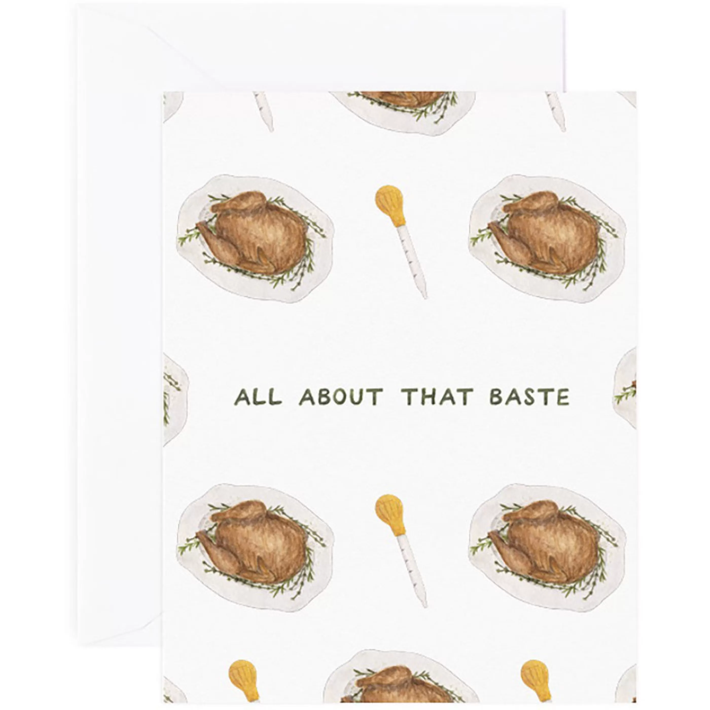 Amy Zhang Creative All About That Baste Holiday Card New