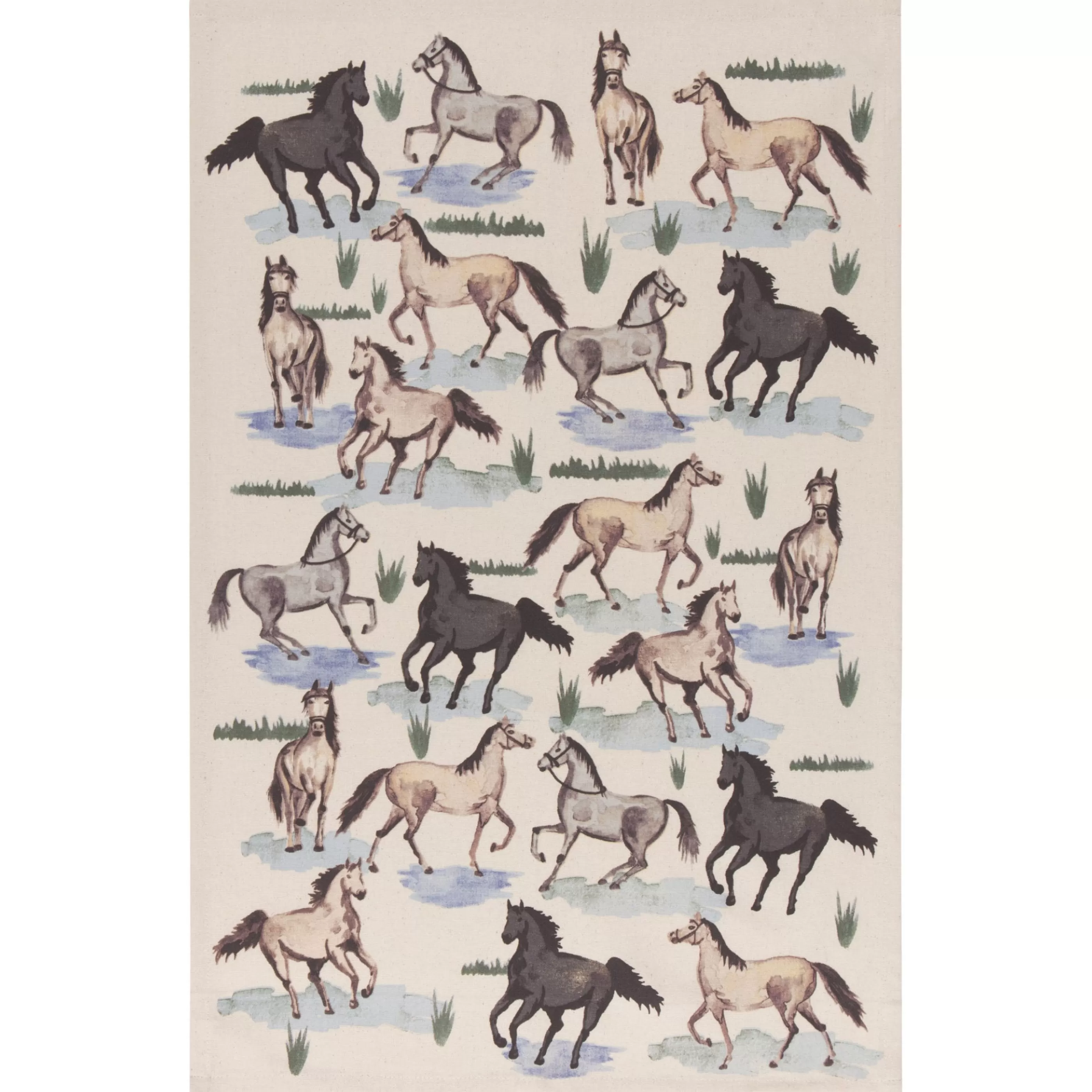 Danica Kitchen & Dining>All The Pretty Horses Printed Dishtowel