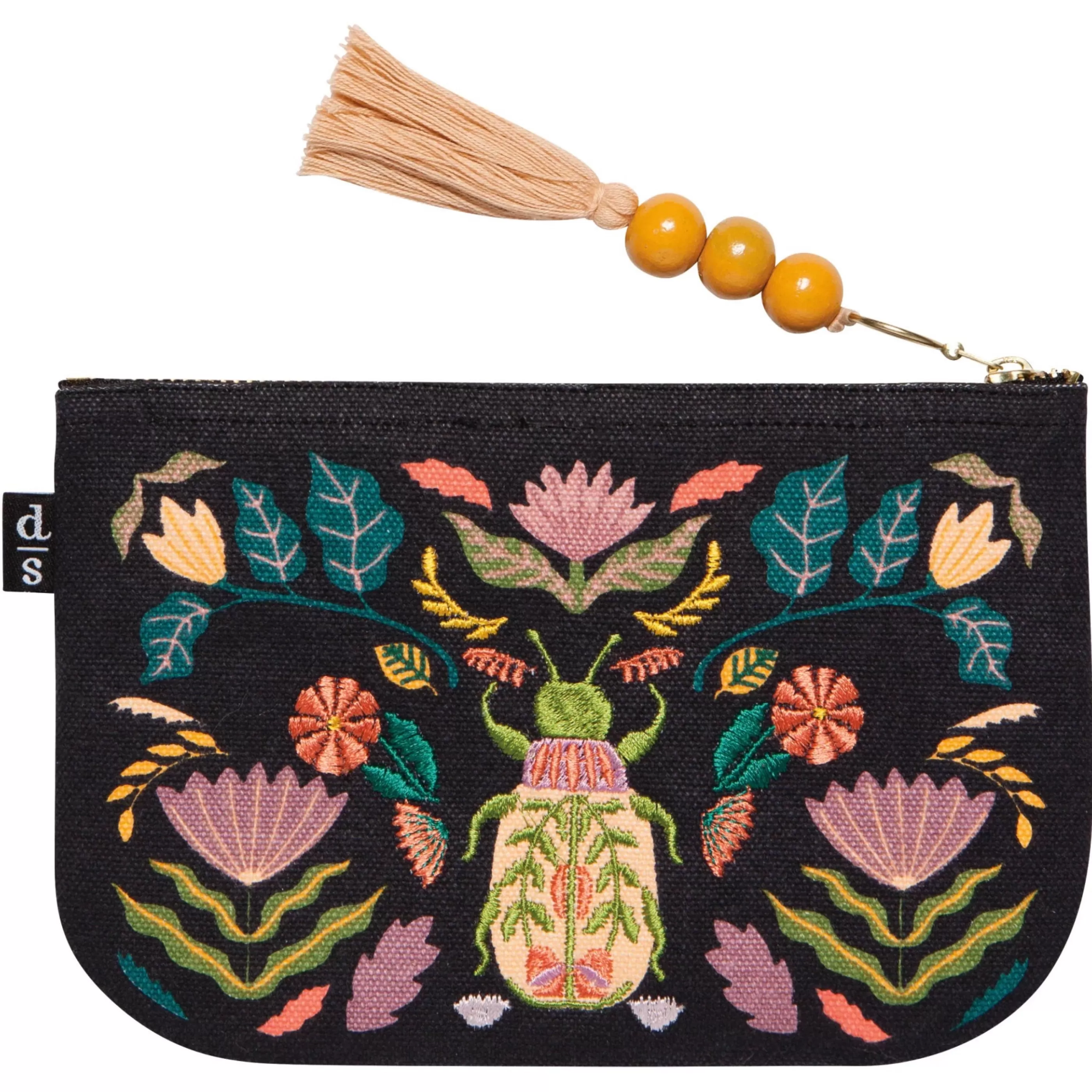 Danica Bags>Amulet Small Embroidered Zipper Pouch