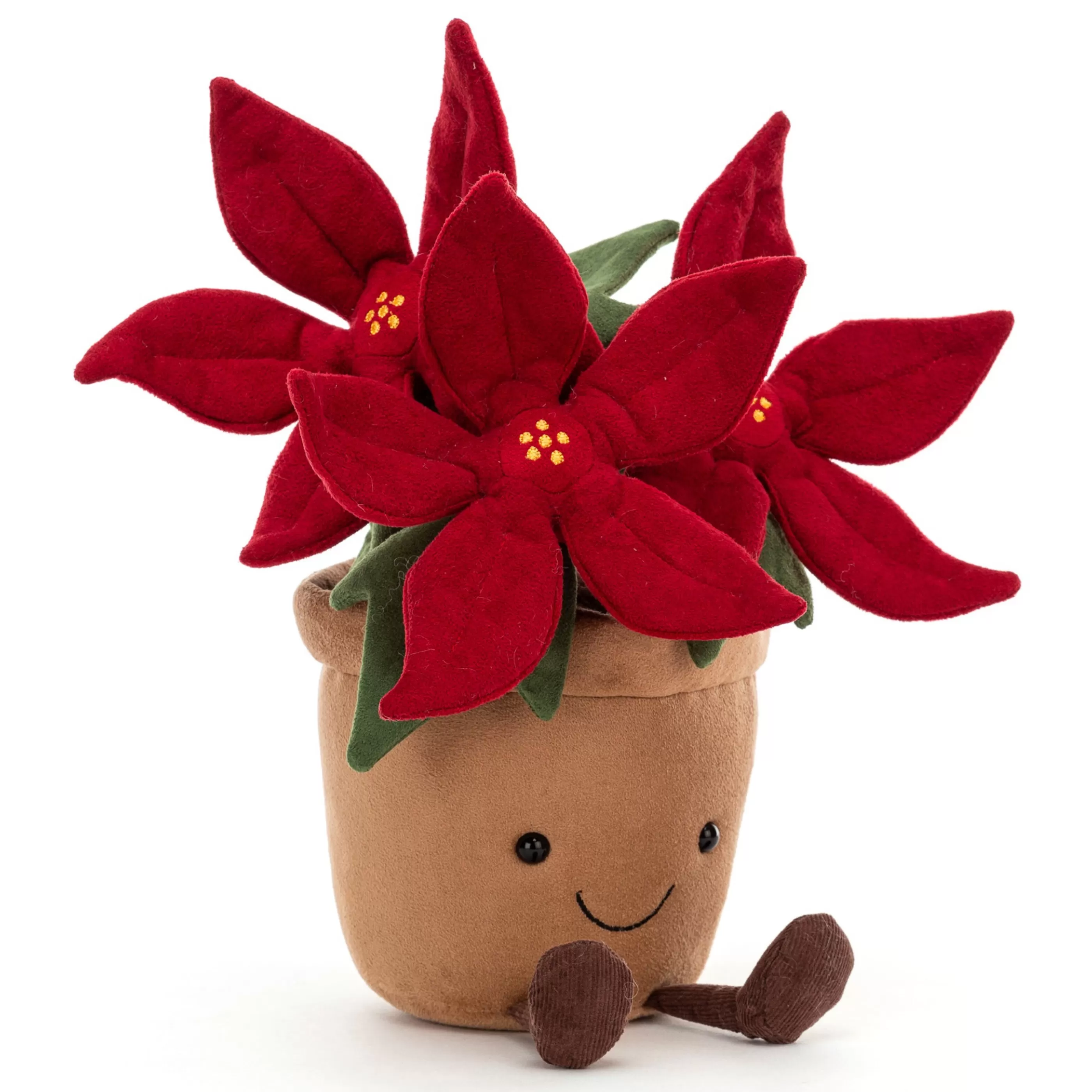 Jellycat Amuseable Poinsettia Red New