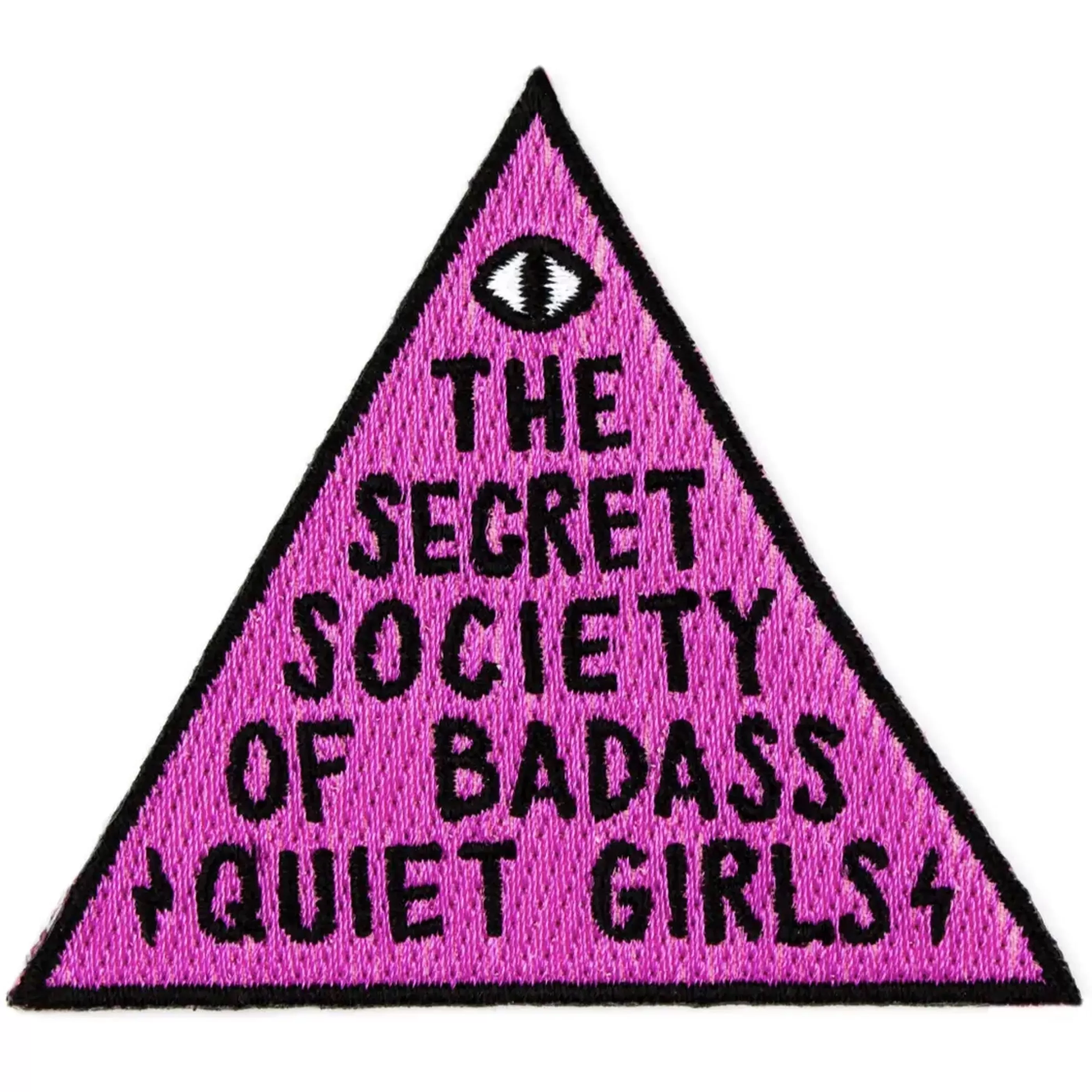 Band of Weirdos Pins, Patches & Keychains>Badass Quiet Girls Patch