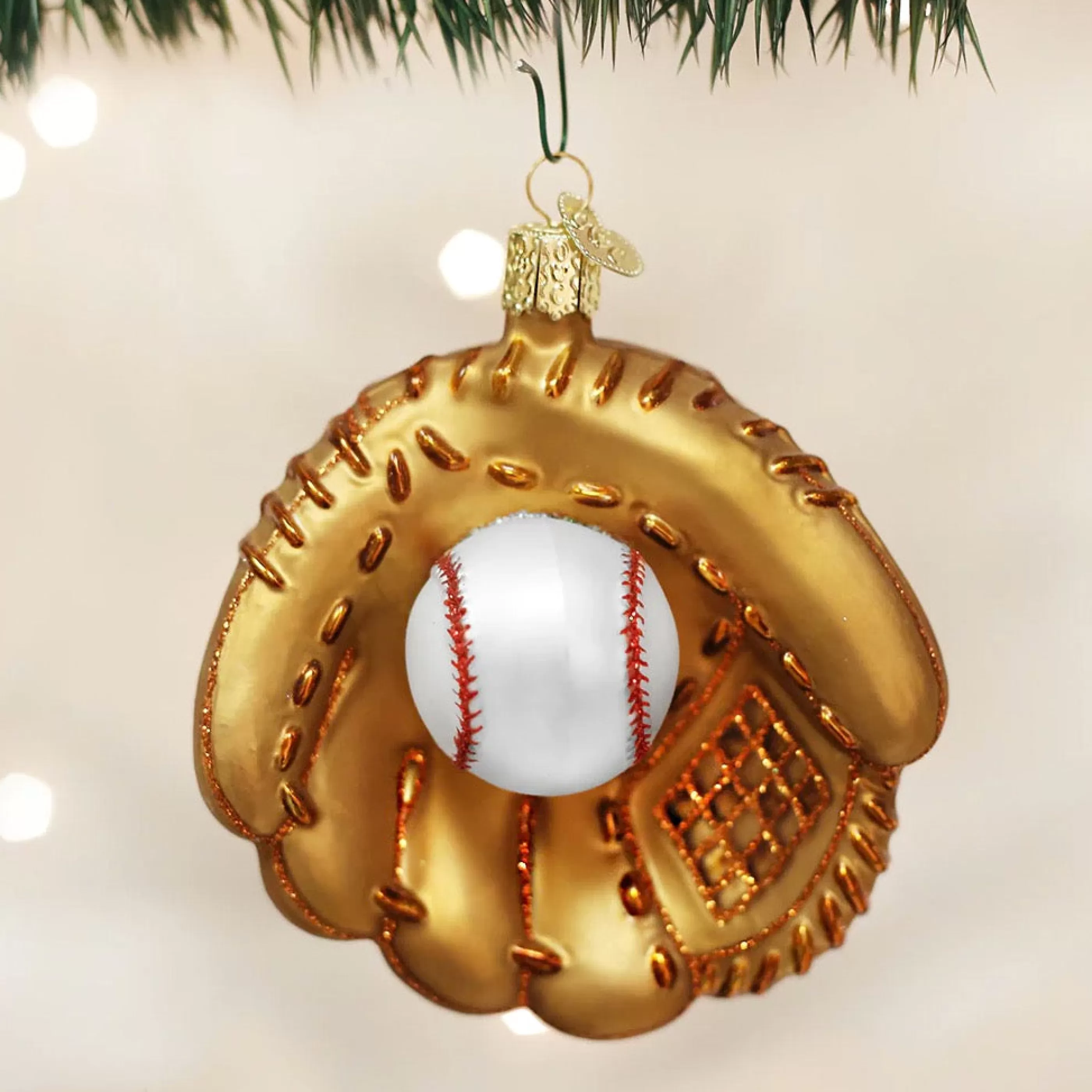 Old World Christmas Baseball Mitt Ornament Cheap