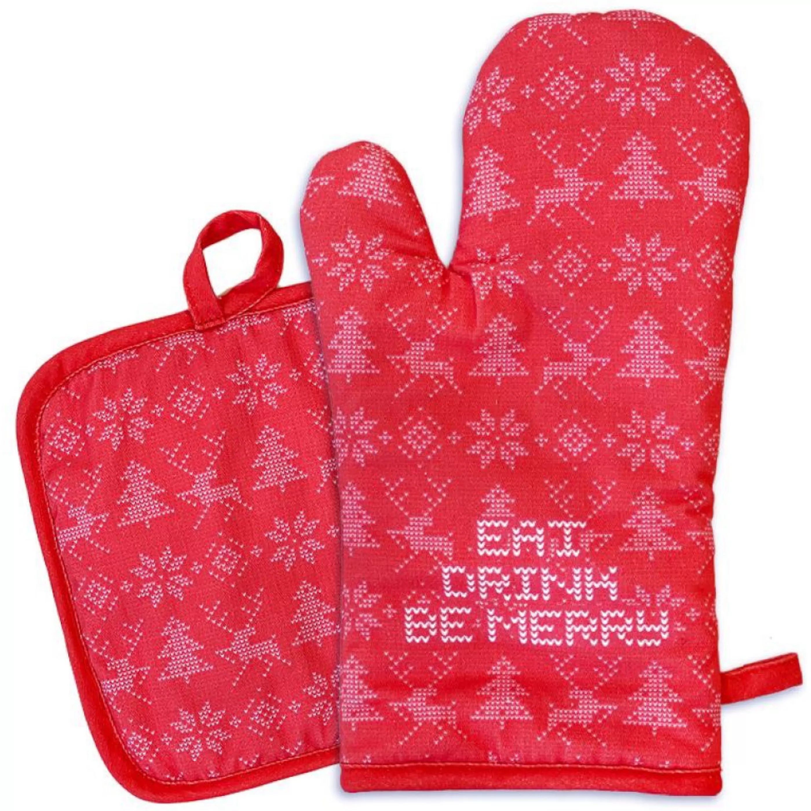 Living Royal Be Merry Oven Mitt & Pot Holder Set Online