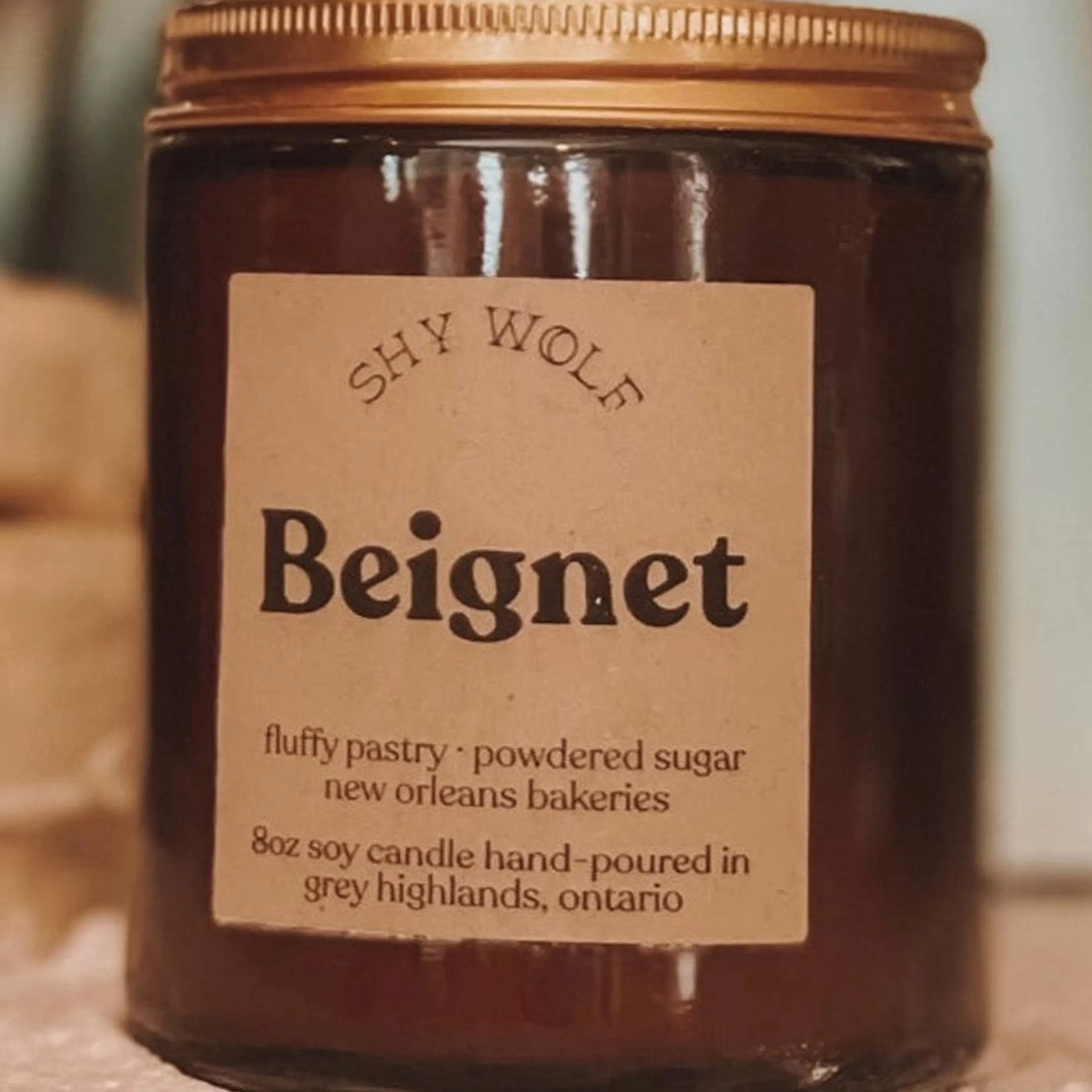 Shy Wolf Candles Candles & Home Fragrances>Beignet Soy Wax Candle