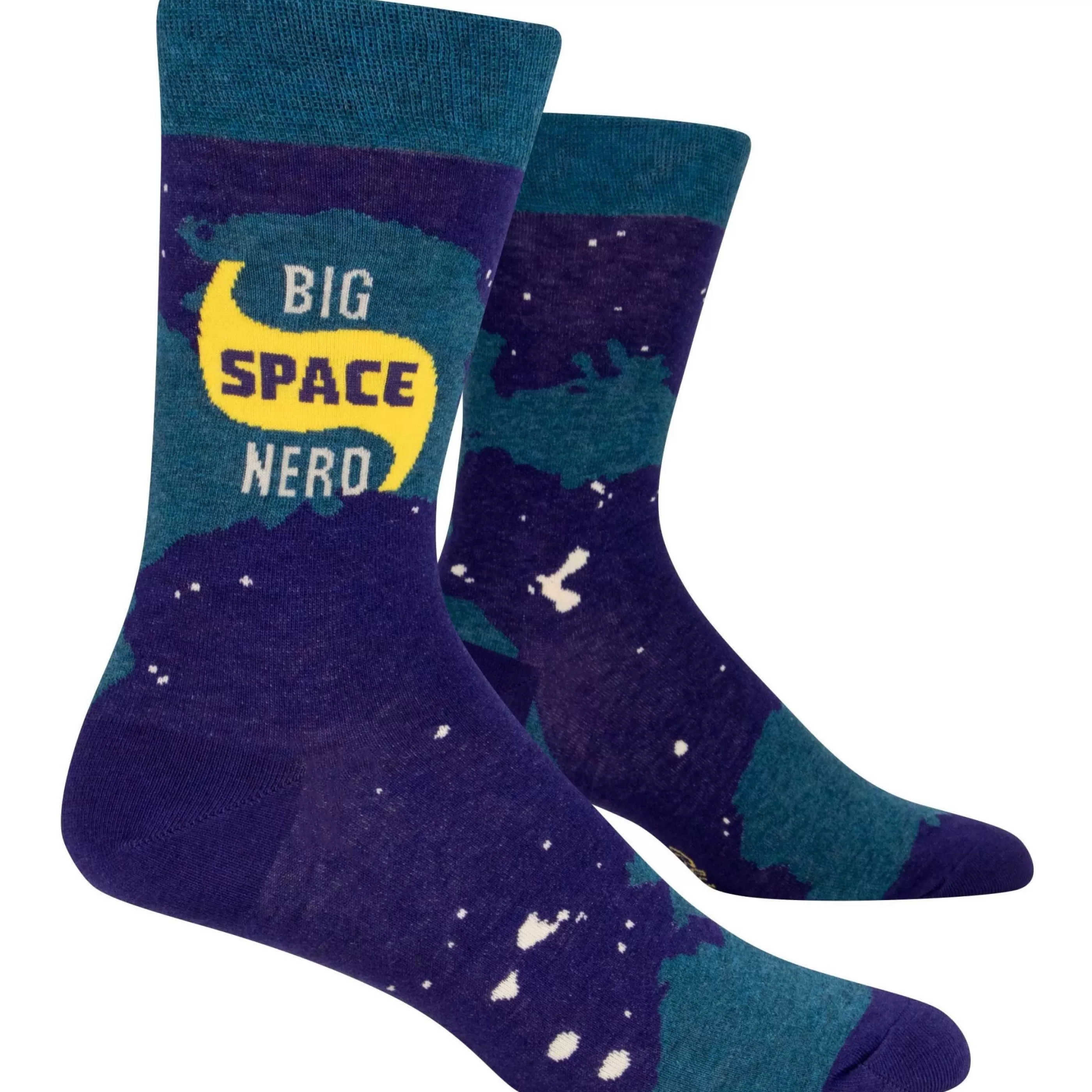 Blue Q Men's Socks>Big Space Nerd Men's Socks