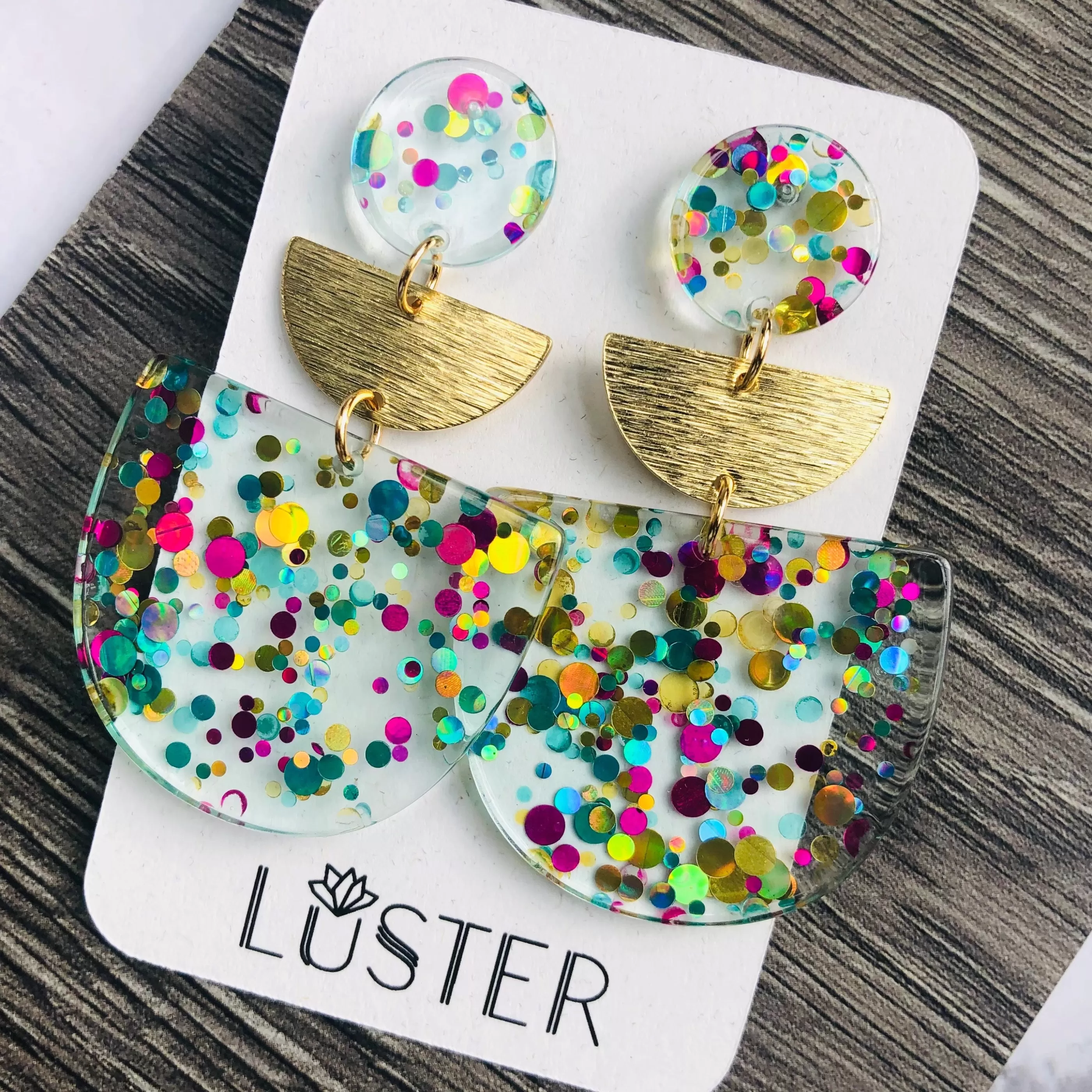 Luster Jewellery>Birthday Party Lightweight Earrings