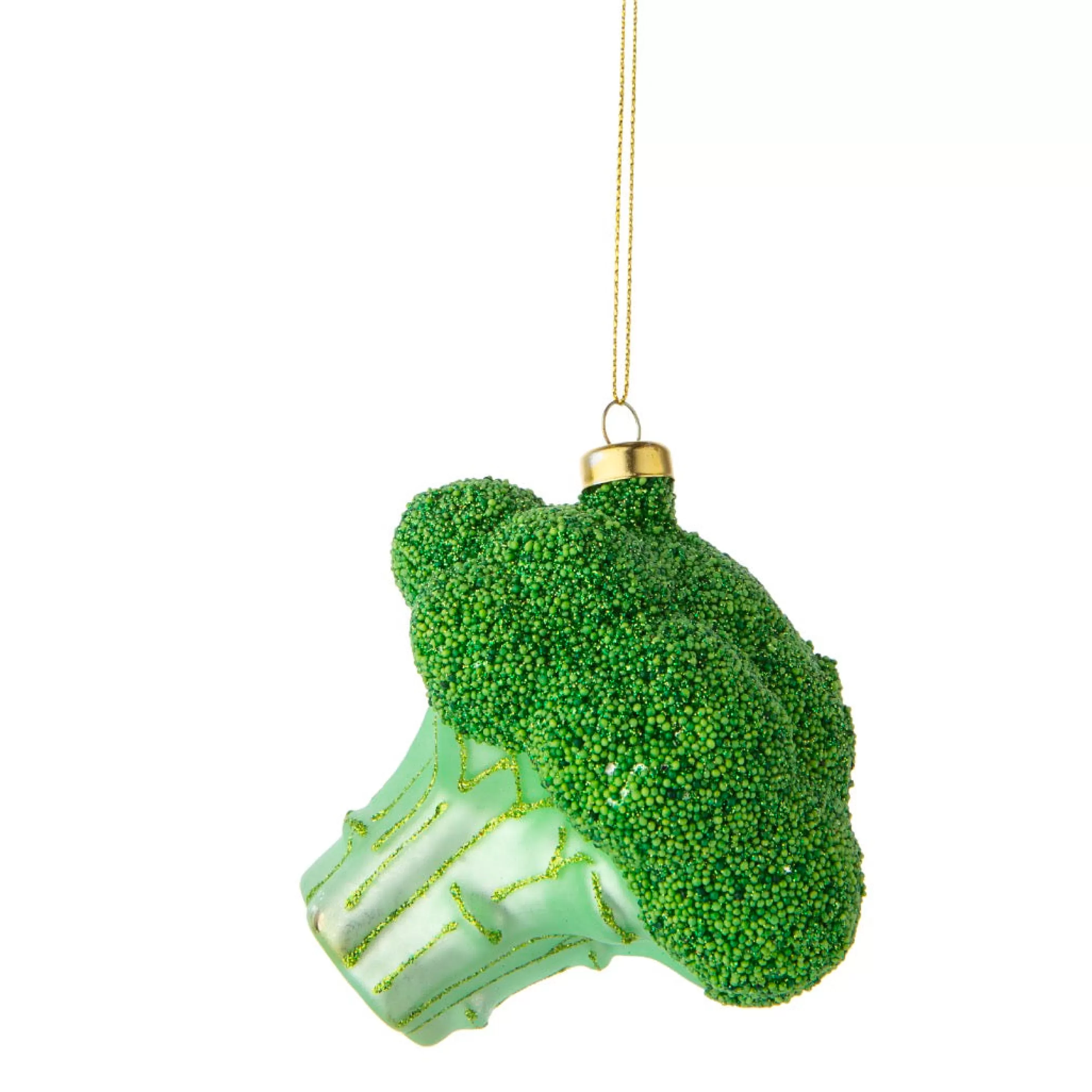 Silver Tree Blown Glass Broccoli Ornament Shop