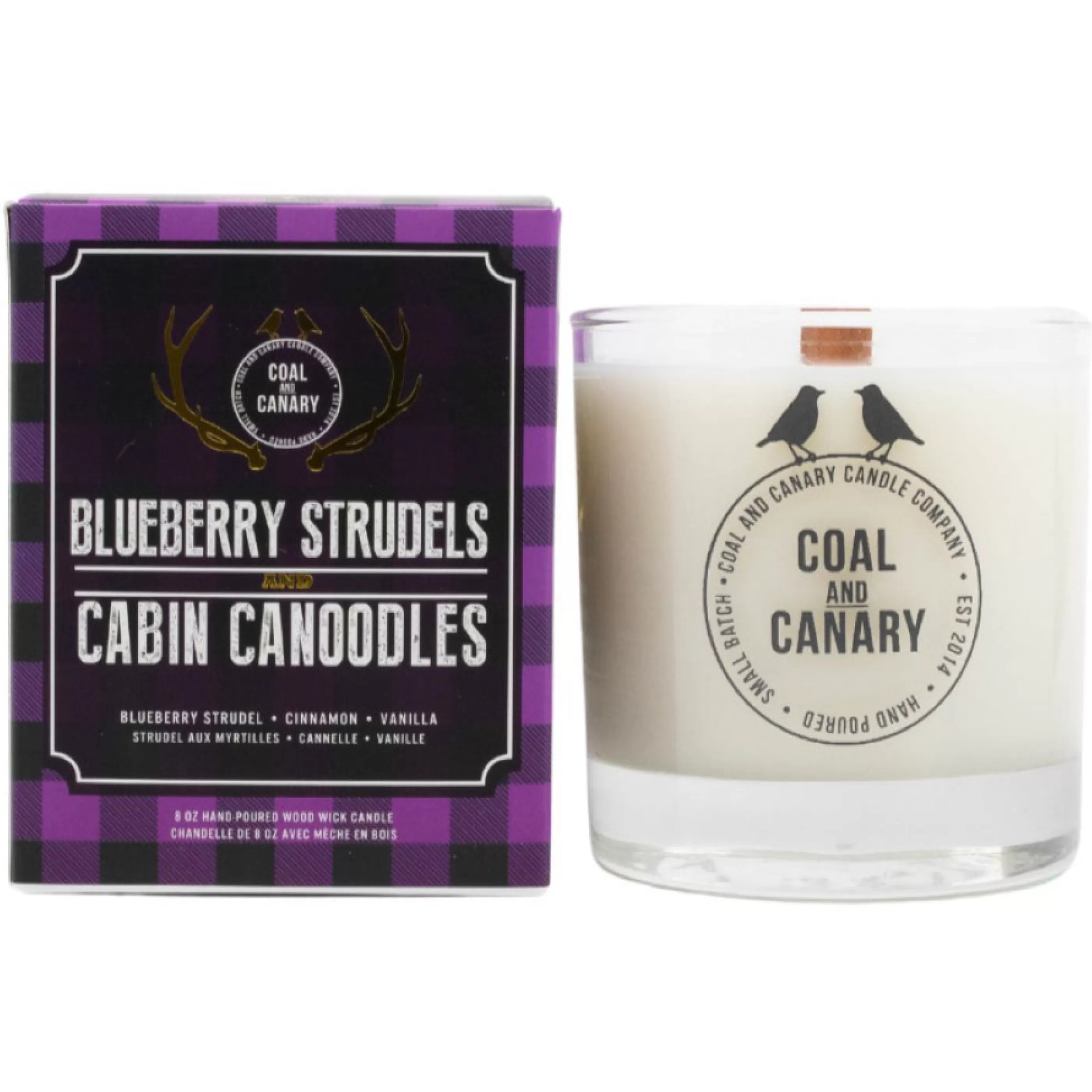 Coal and Canary Candles & Home Fragrances>Blueberry Strudels And Cabin Canoodles Candle