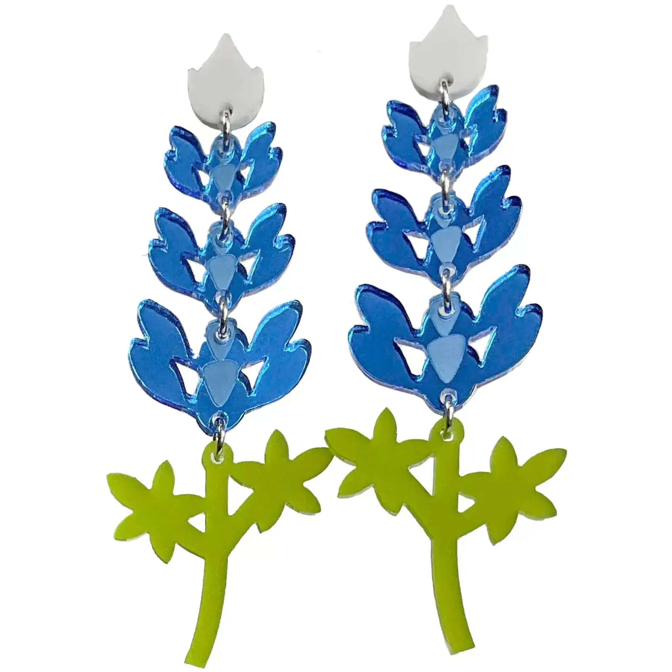 Vinca Jewellery>Bluebonnet Earrings