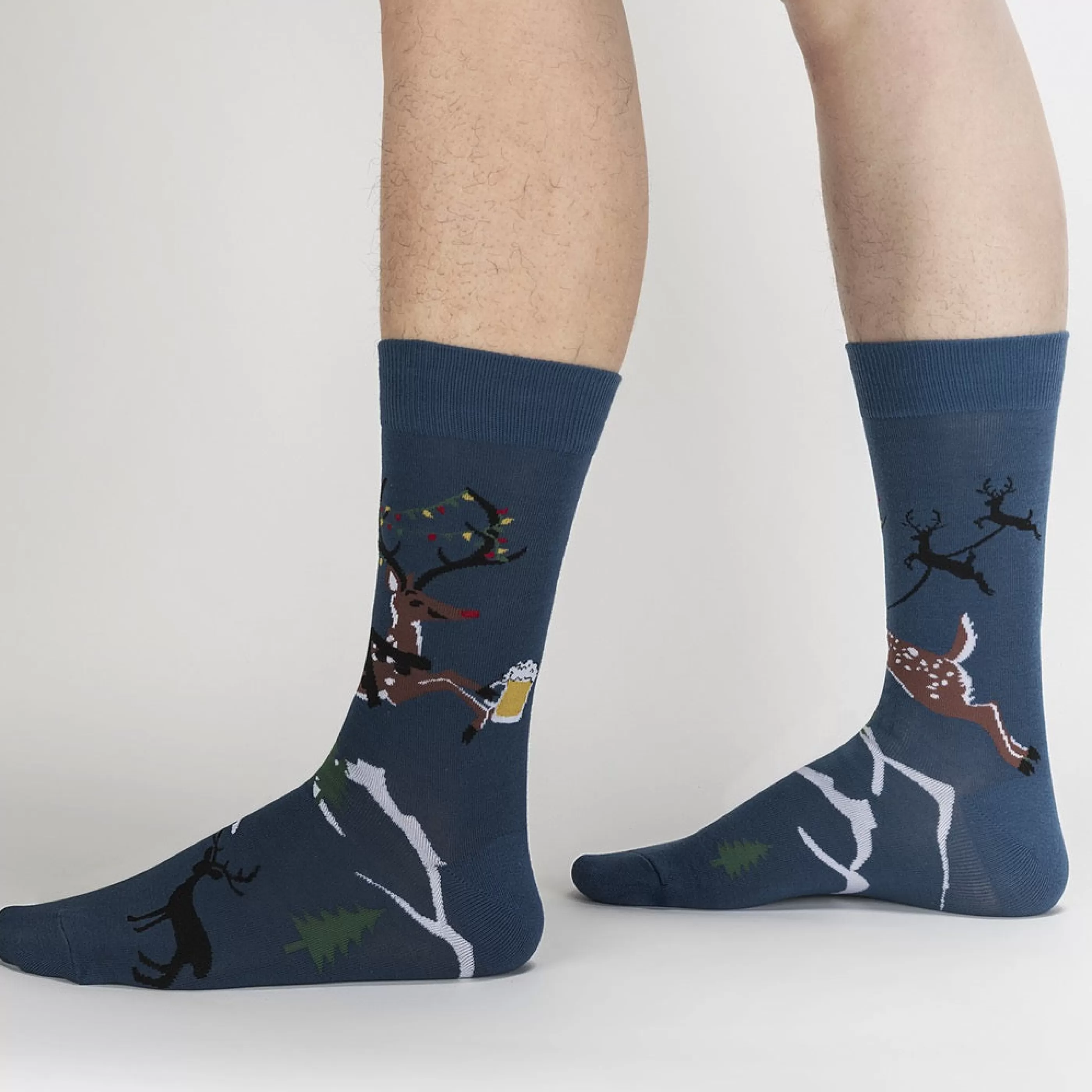 Sock It To Me Brew-Dolph Men's Crew Socks Best