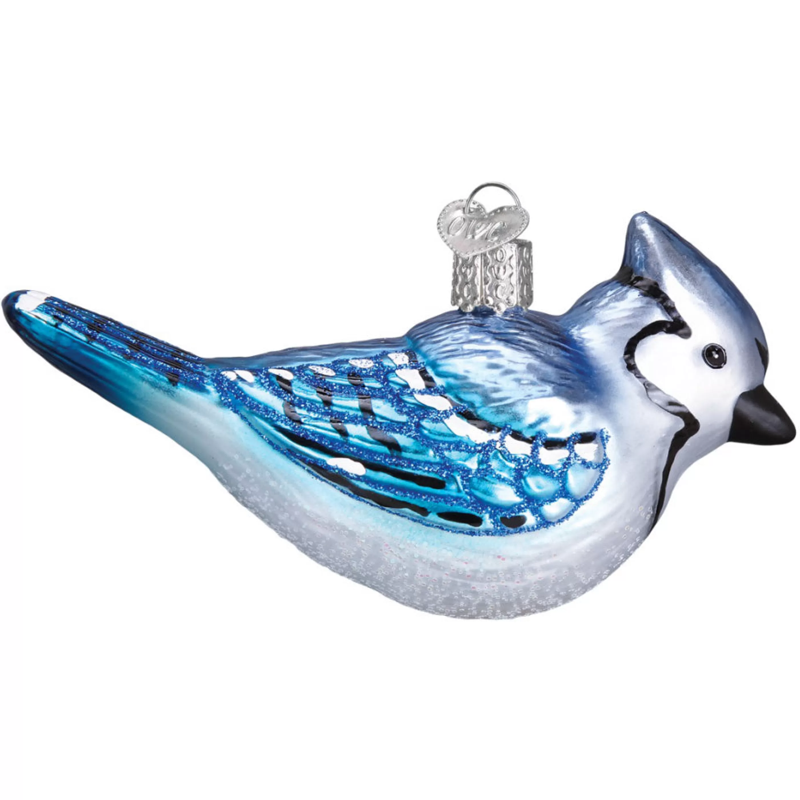 Old World Christmas Bright Blue Jay Ornament Outlet