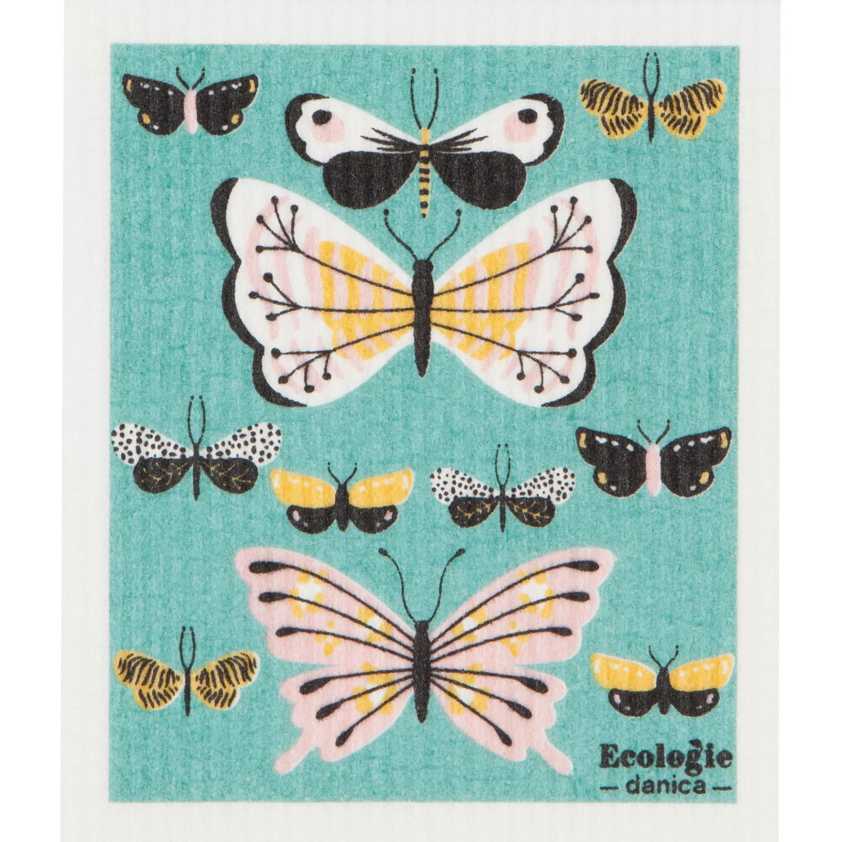 Danica Kitchen & Dining>Butterflies Swedish Sponge Cloth