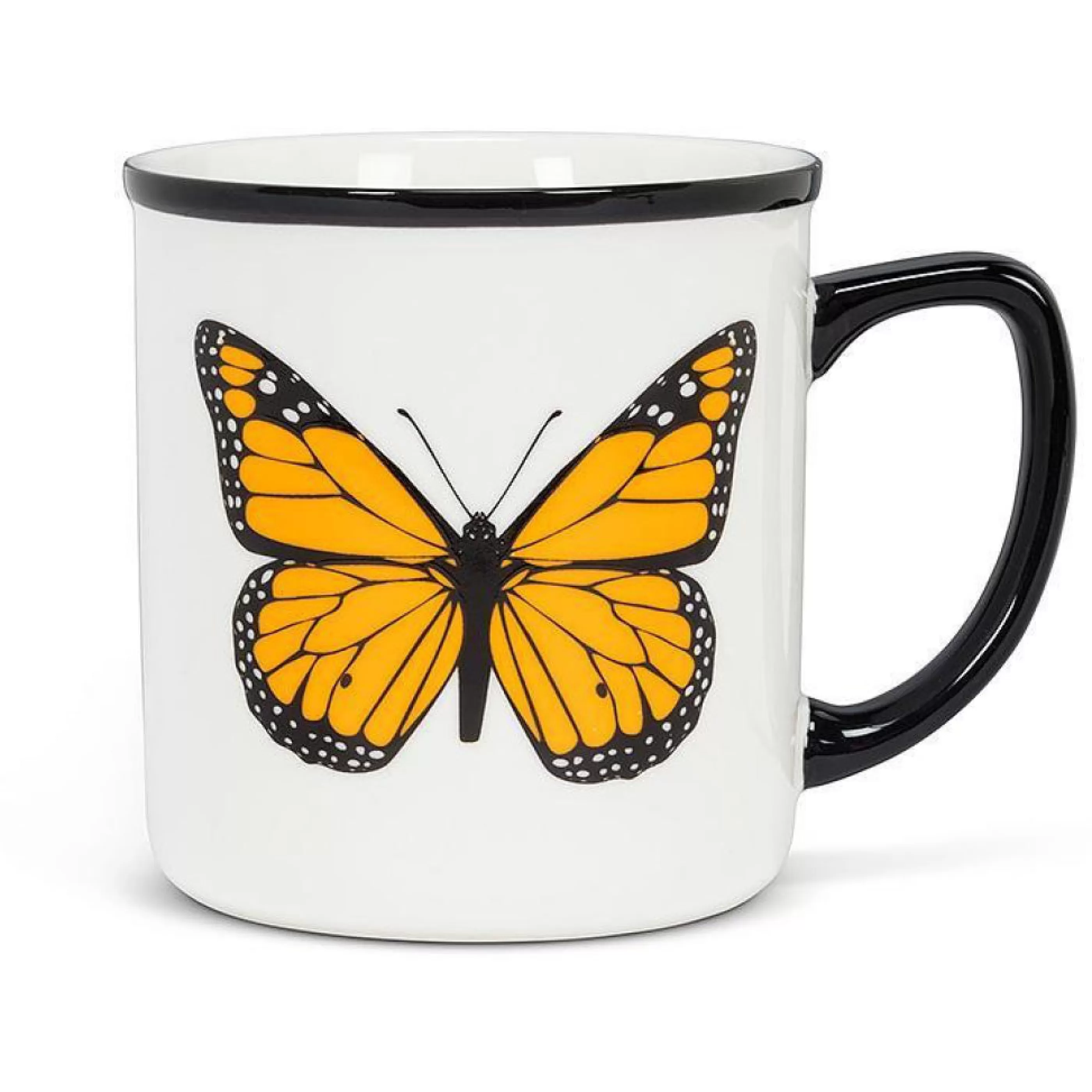 Abbott Collection Mugs>Butterfly Rimmed Mug