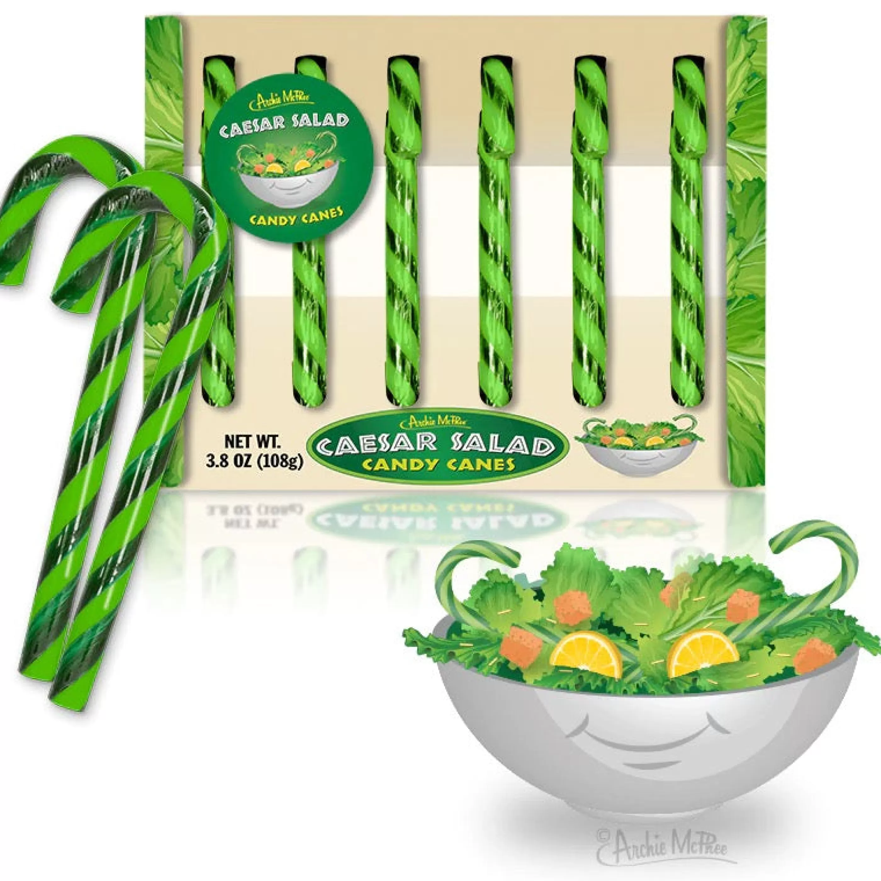 Archie McPhee Caesar Salad Candy Canes Cheap