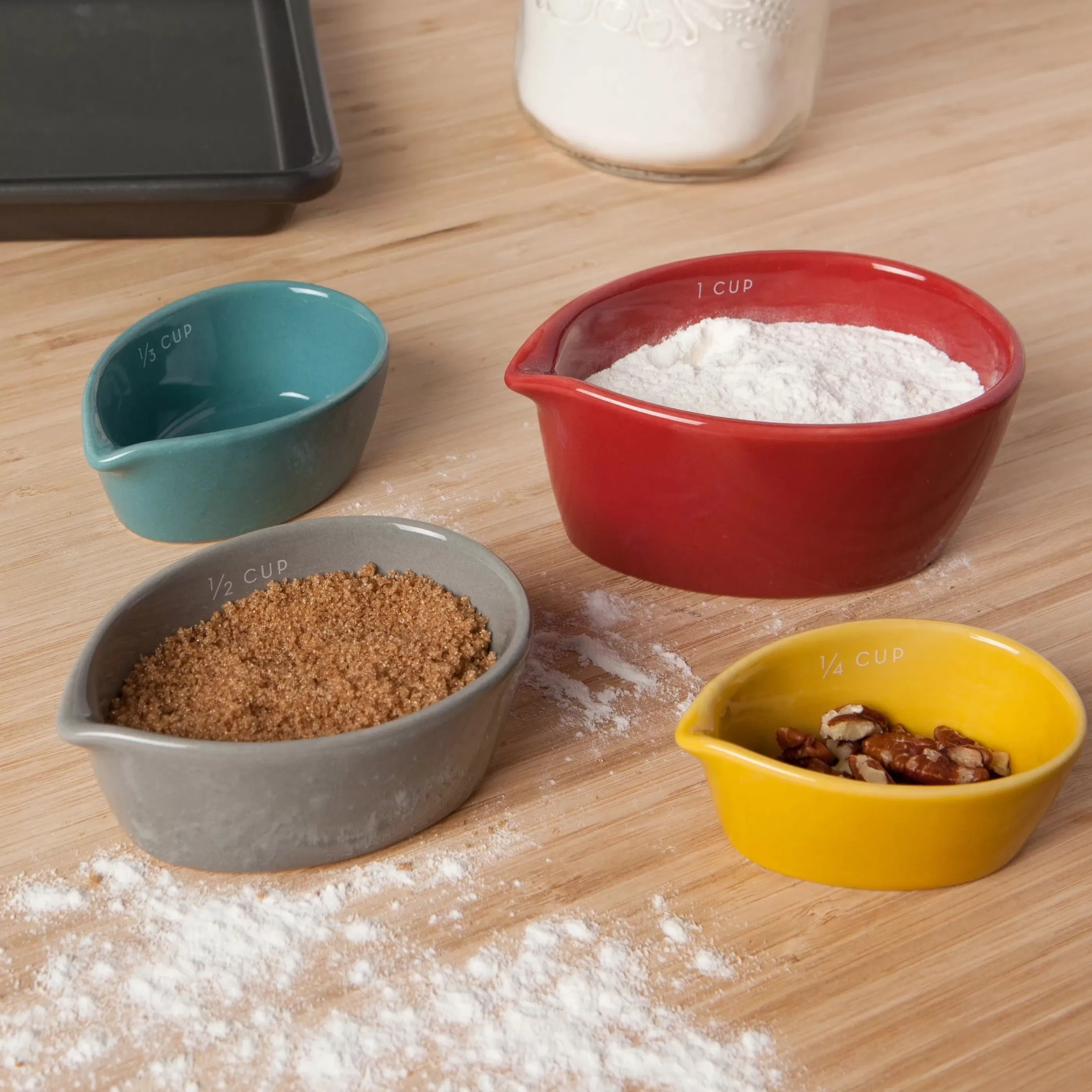 Danica Kitchen & Dining>Canyon Stoneware Measuring Cups Set Of 4