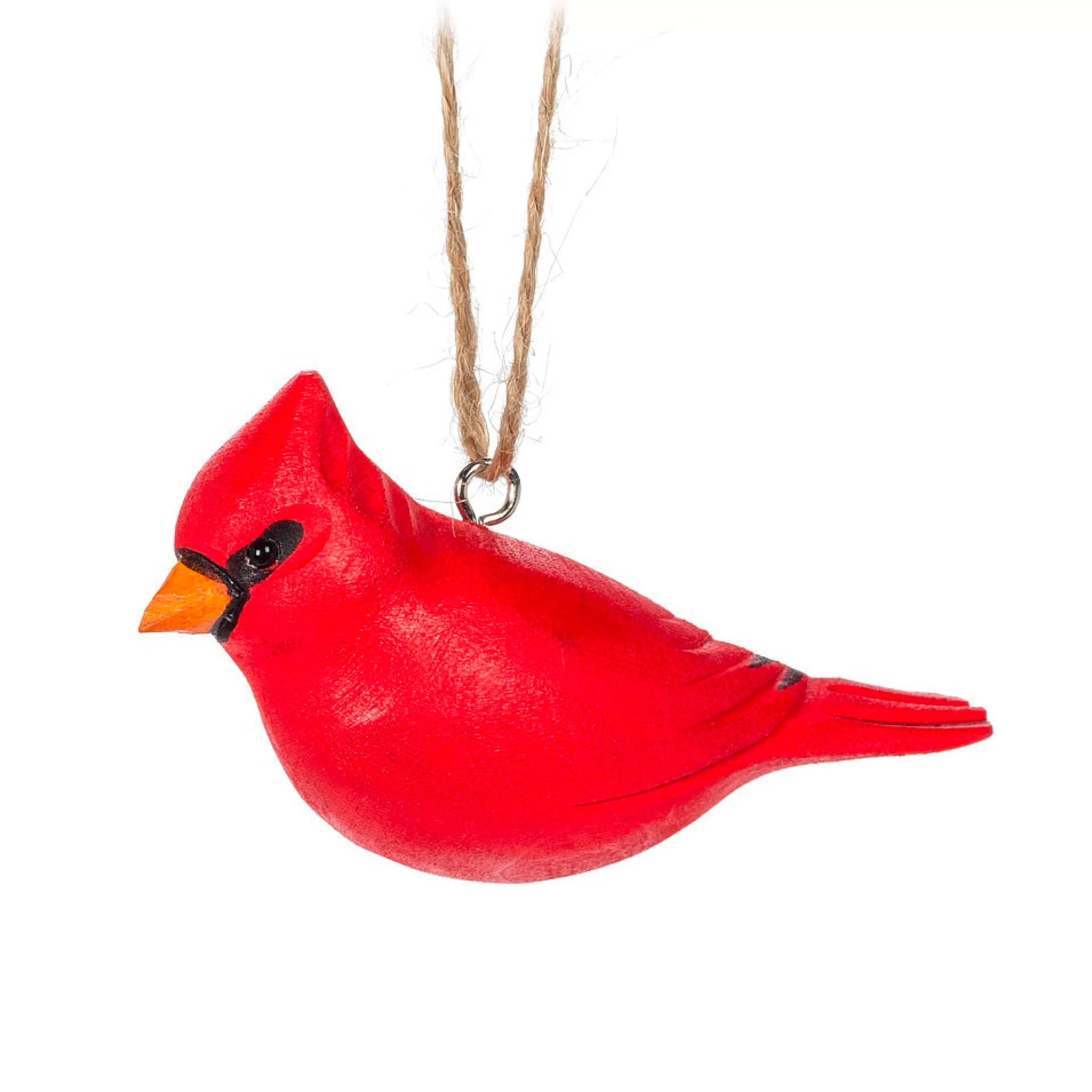 Abbott Collection Carved Cardinal Ornament Fashion