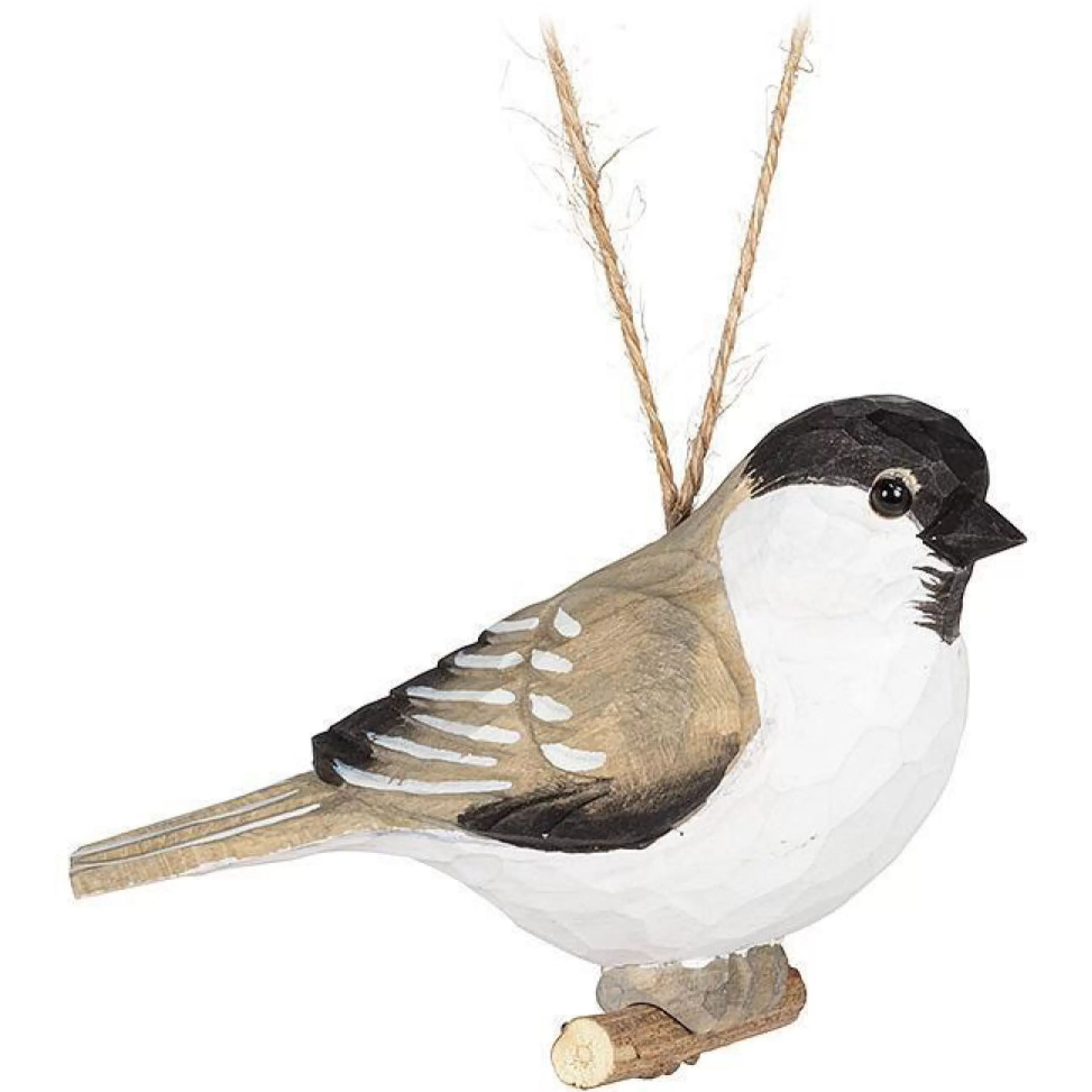 Abbott Collection Carved Chickadee Ornament Online