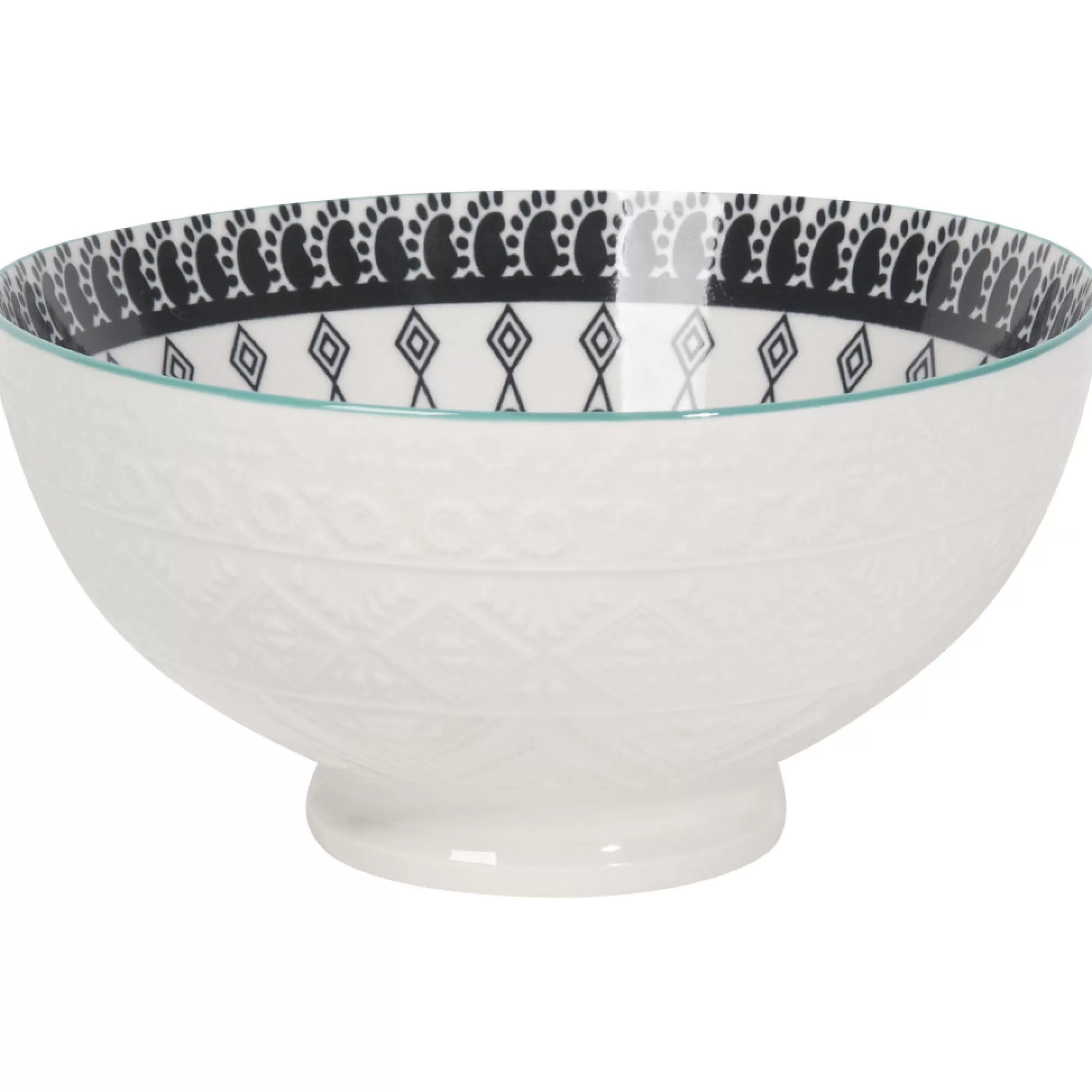 Danica Kitchen & Dining>Casablanca Embossed Cereal Bowl 6 Inch