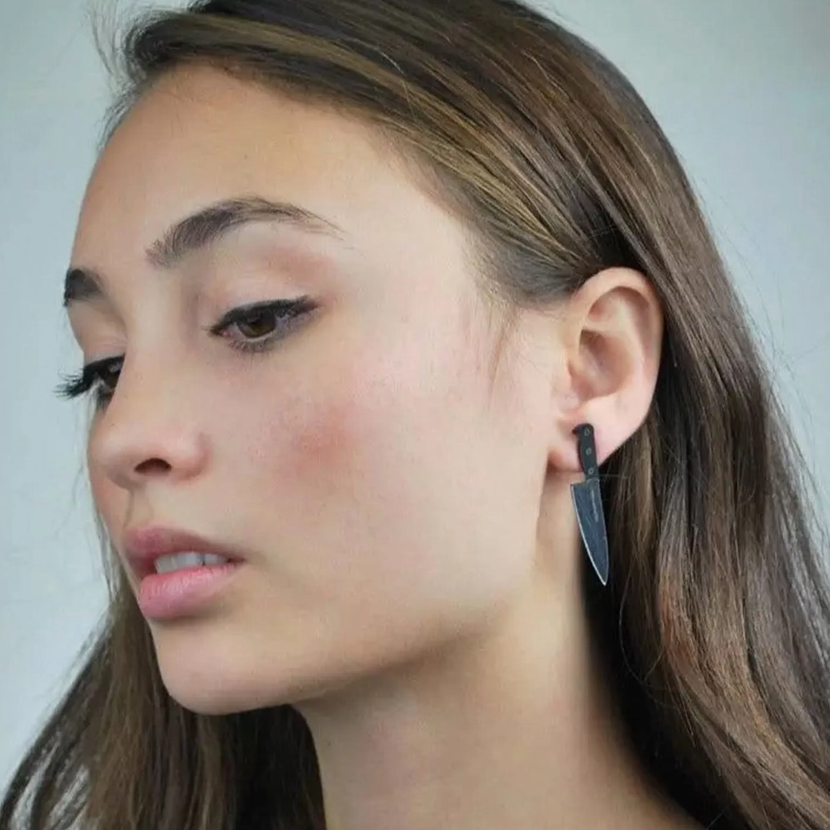 Vinca Jewellery>Chef's Knife Earrings