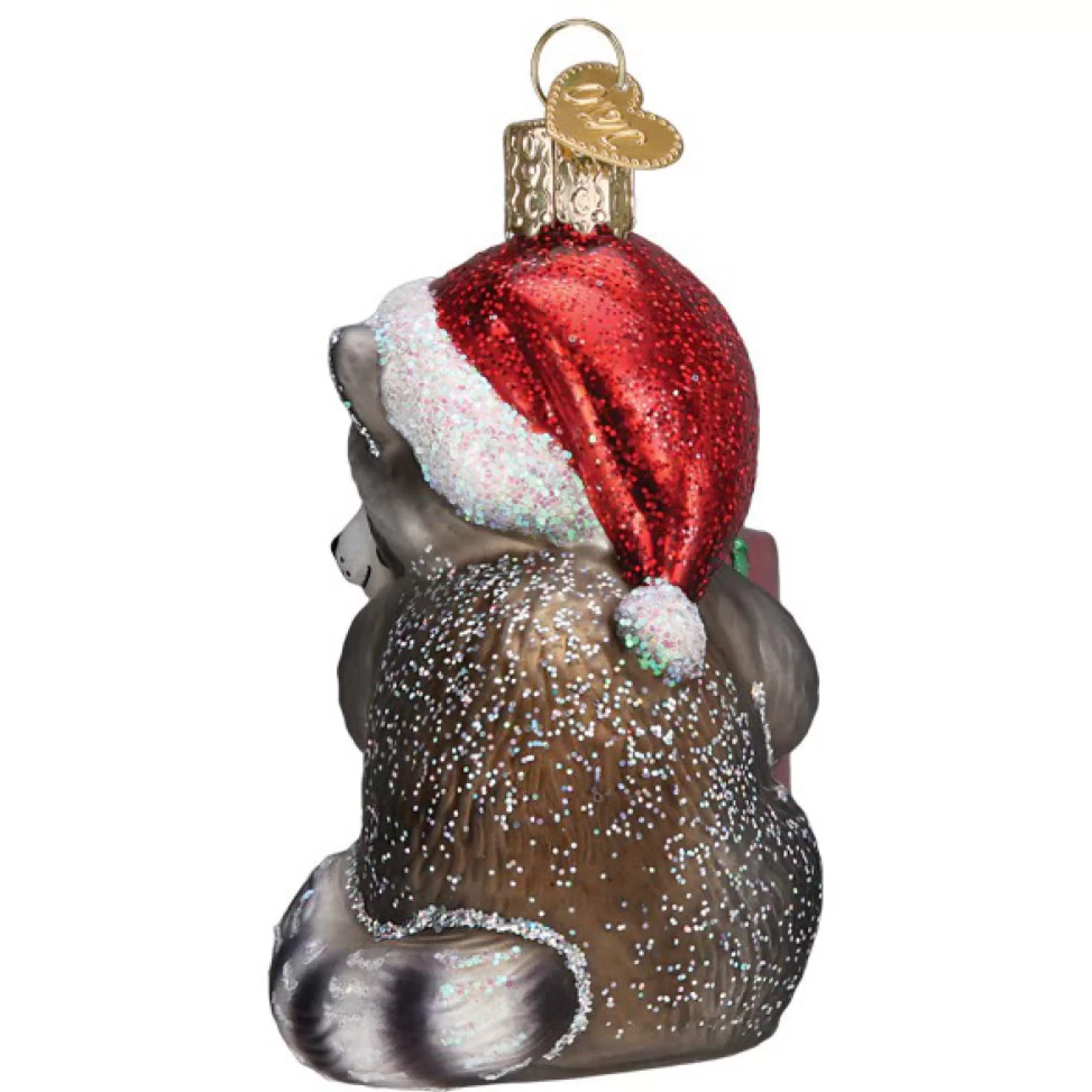 Old World Christmas Christmas Bandit Raccoon Ornament New