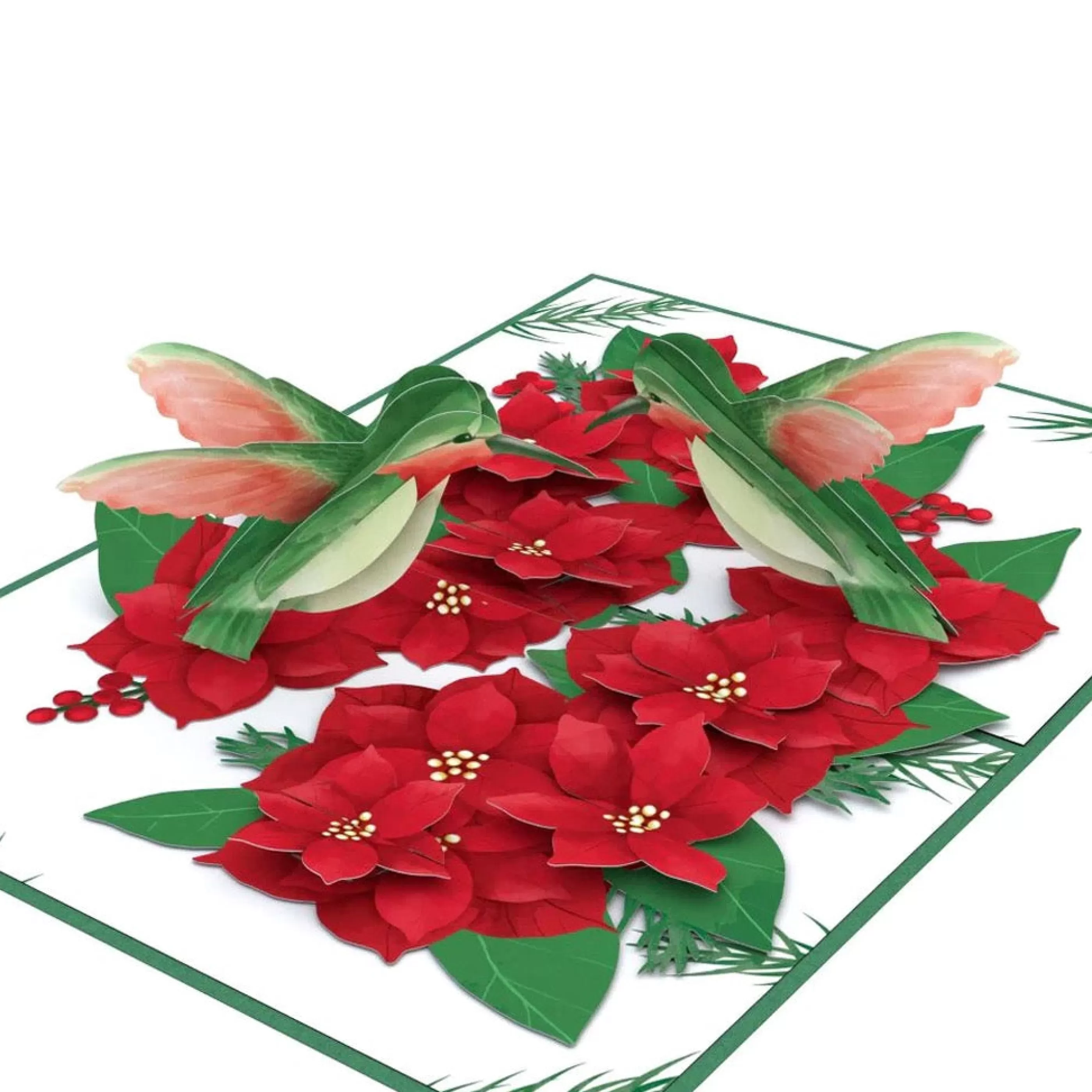 Lovepop Christmas Hummingbirds 3D Pop-Up Card Cheap