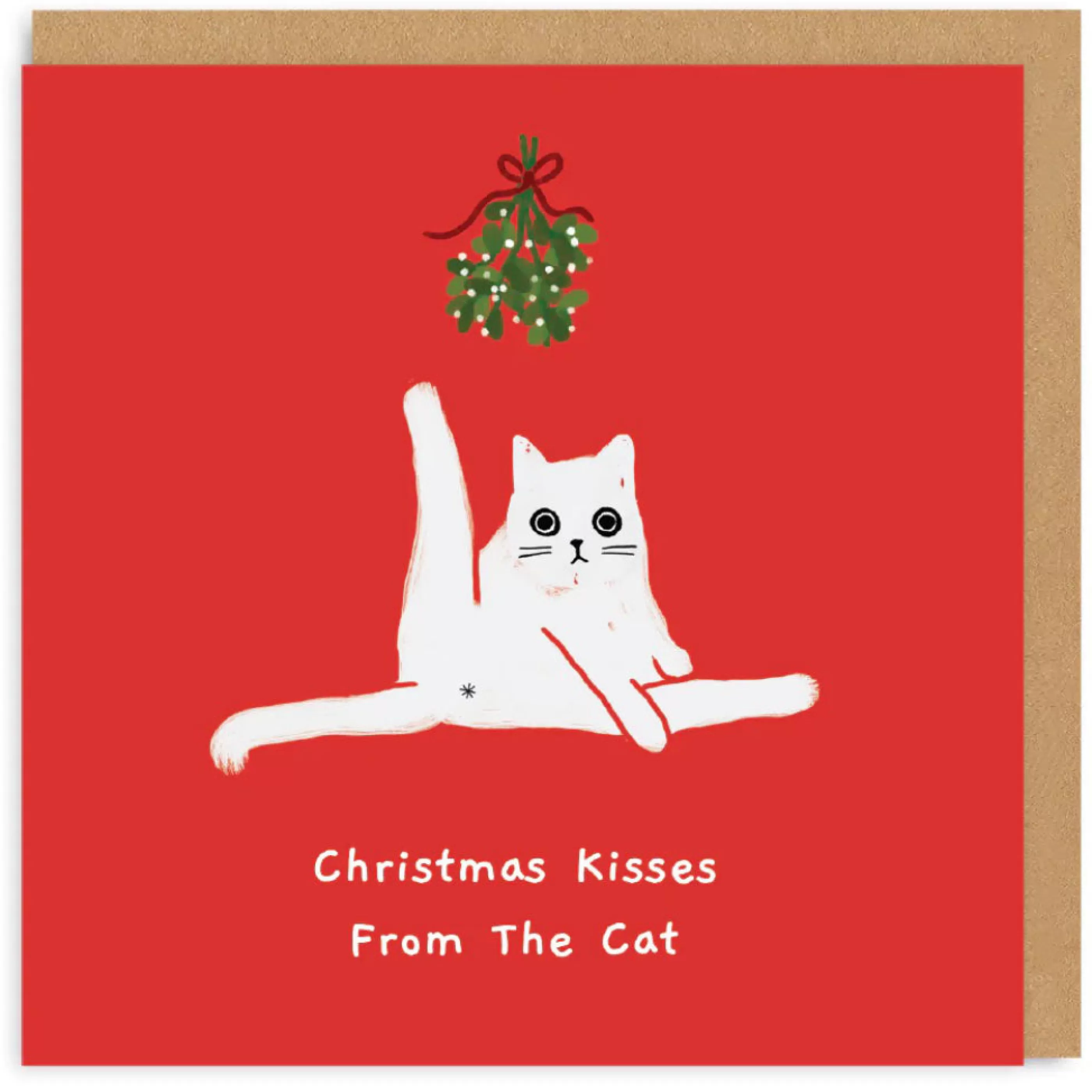 Ohh Deer Christmas Kisses From The Cat Card Shop