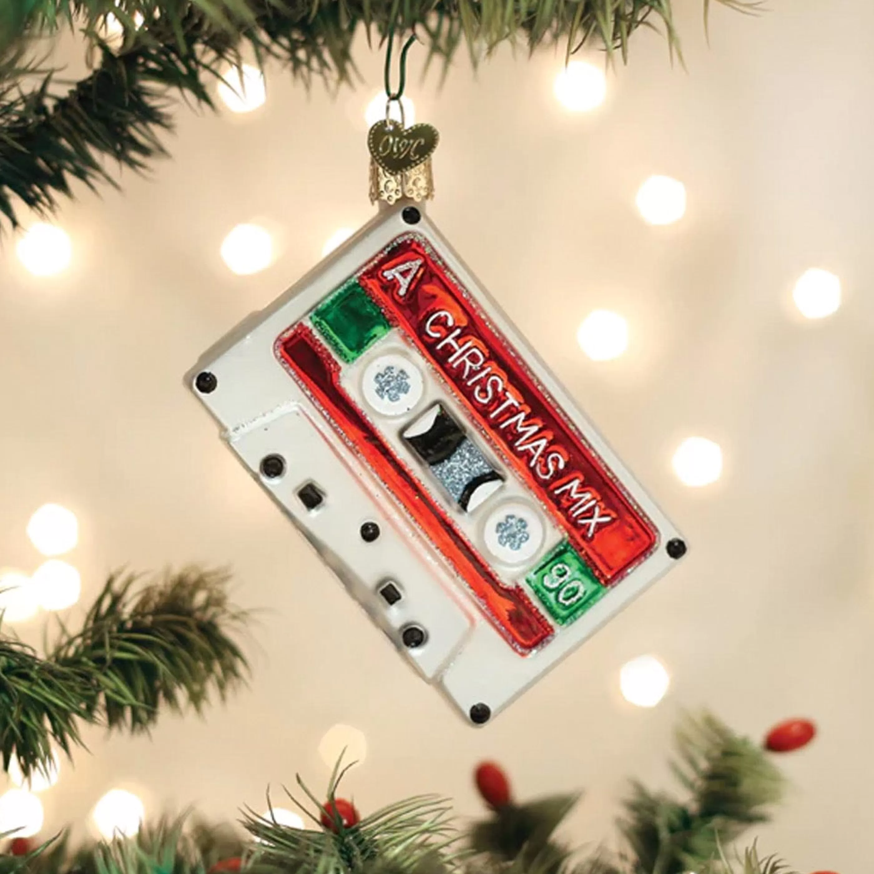 Old World Christmas Christmas Mixtape Ornament Best