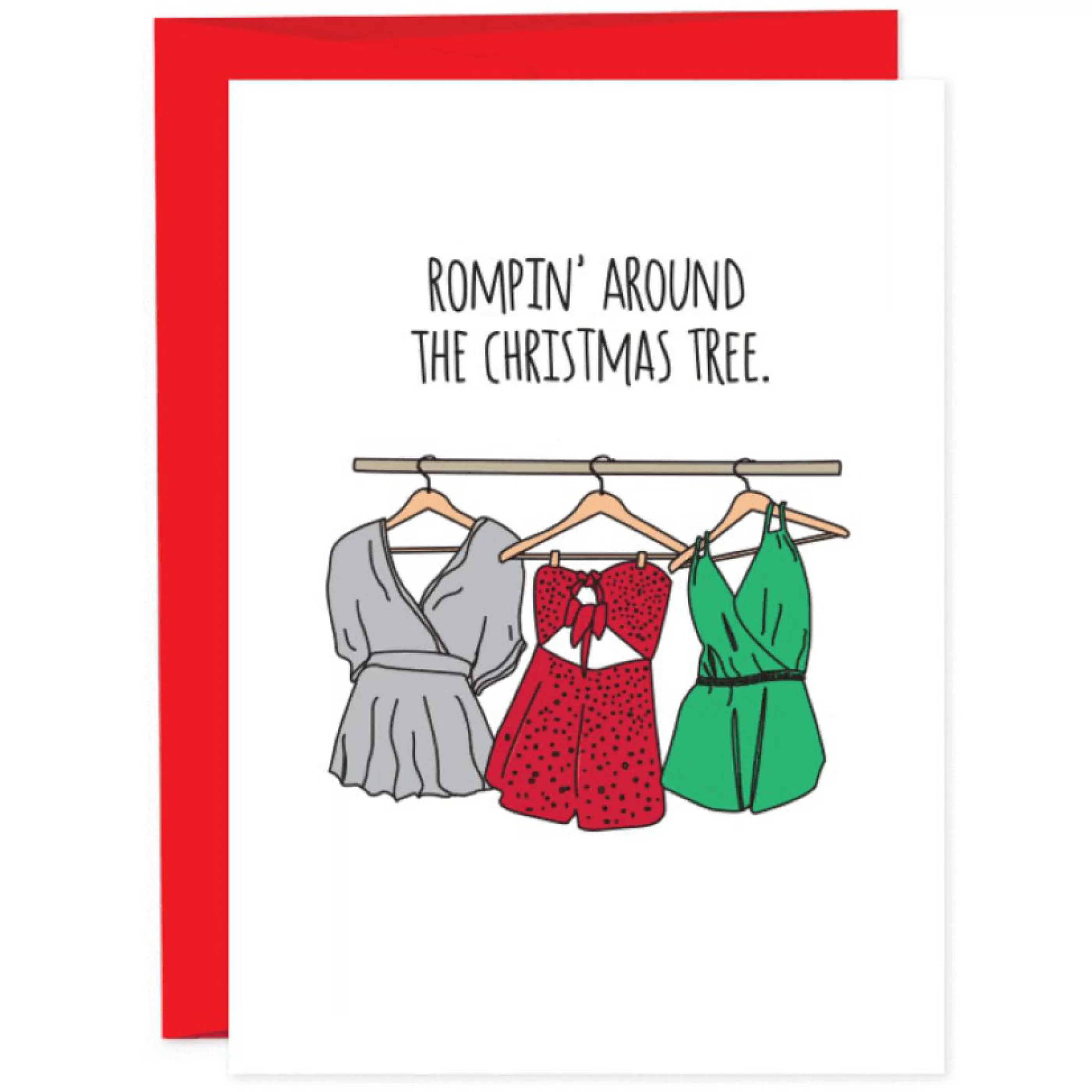 Humdrum Paper Christmas Rompers Card Best