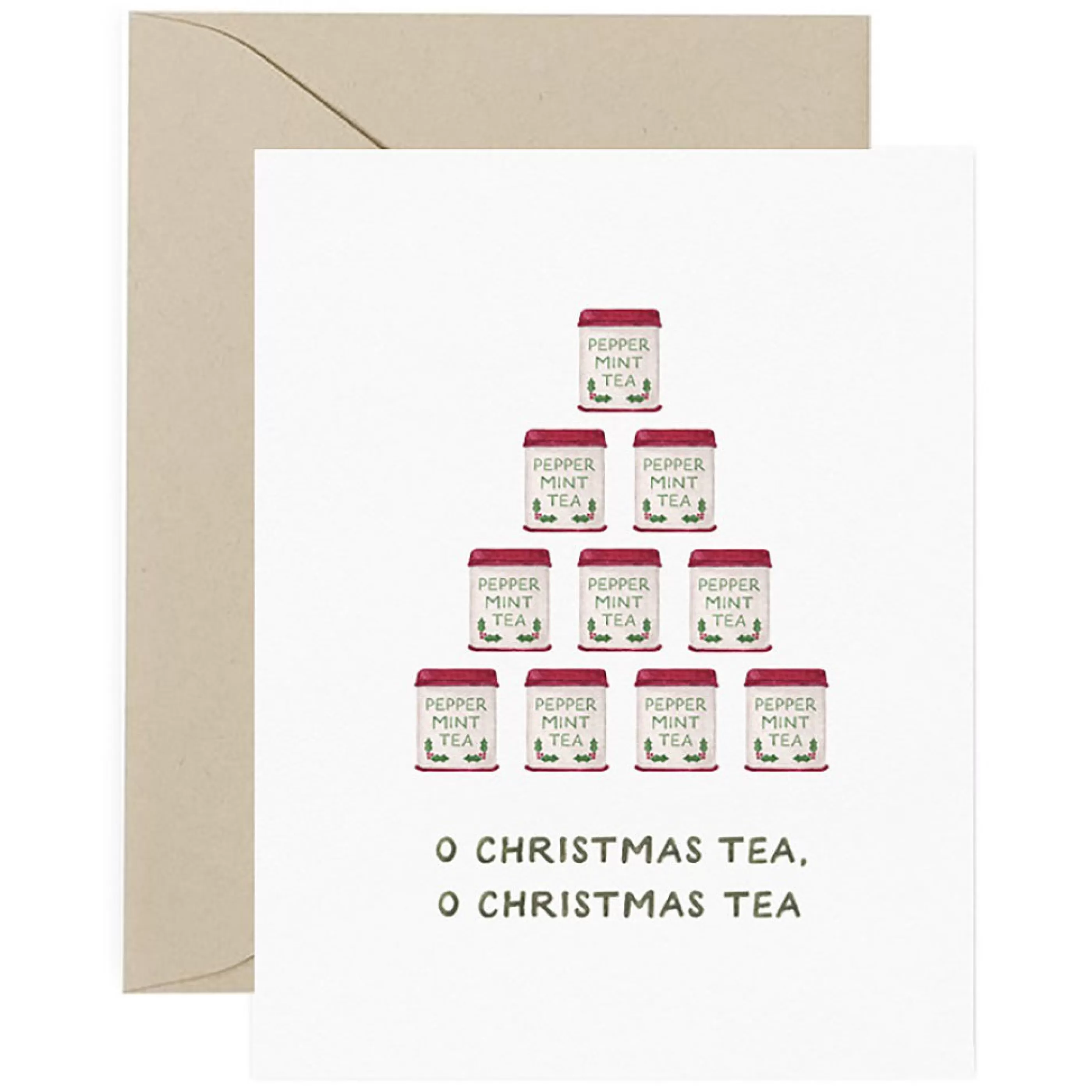 Amy Zhang Creative Christmas Tea Holiday Card Best