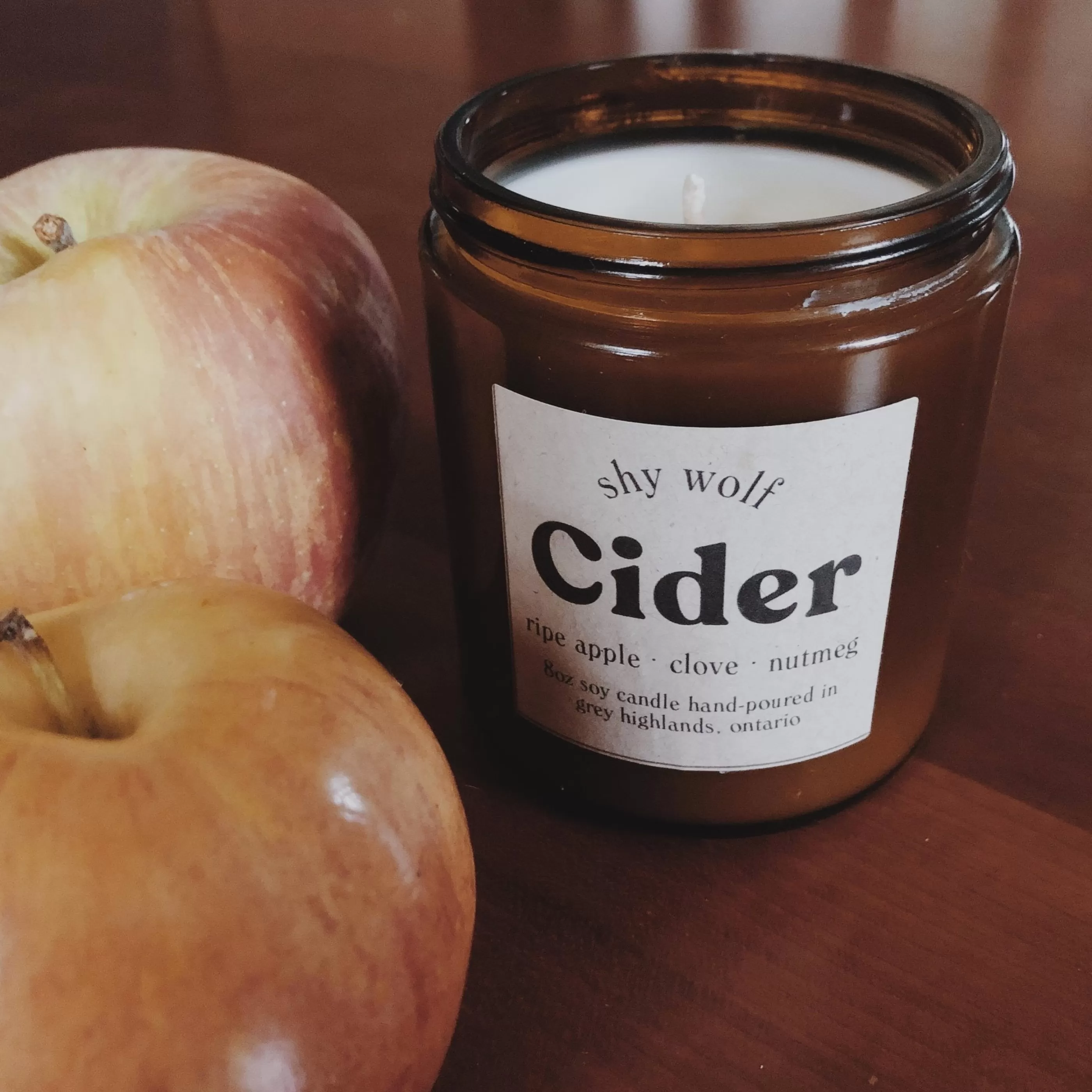 Shy Wolf Candles Candles & Home Fragrances>Cider Soy Wax Candle