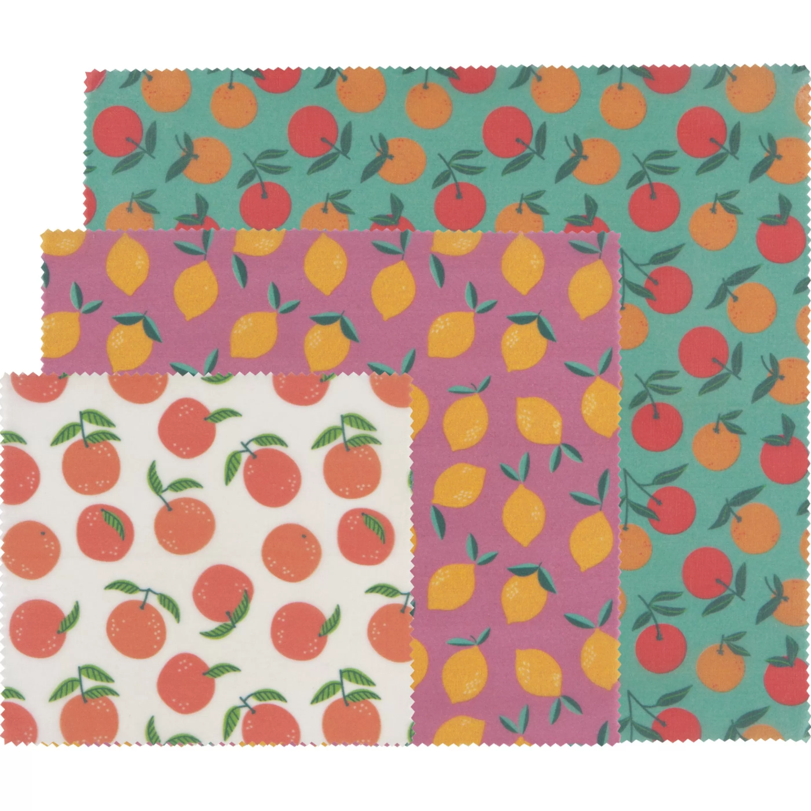 Danica Kitchen & Dining>Citrus Beeswax Wraps Set Of 3