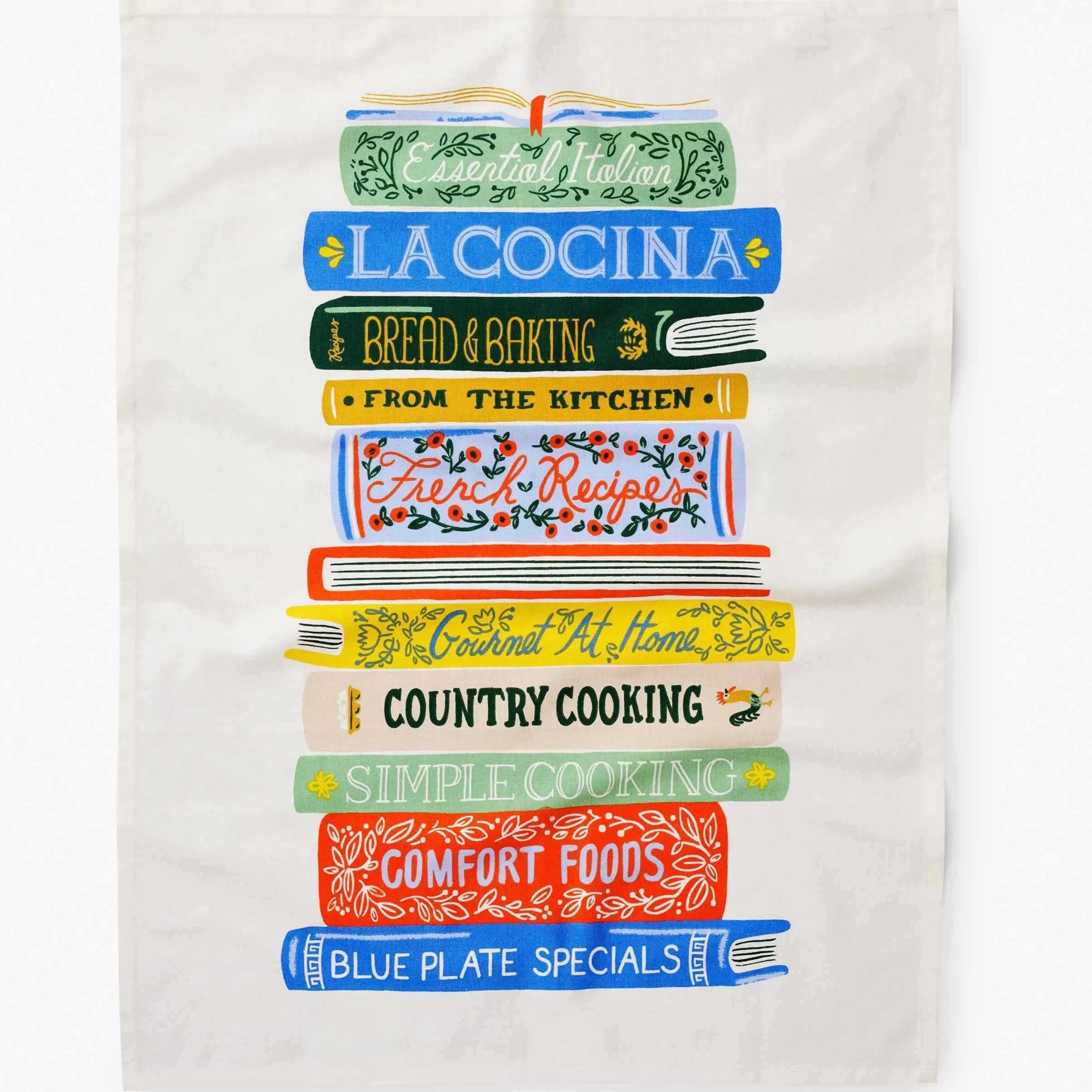 Rifle Paper Co. Kitchen & Dining>Cookbooks Tea Towel