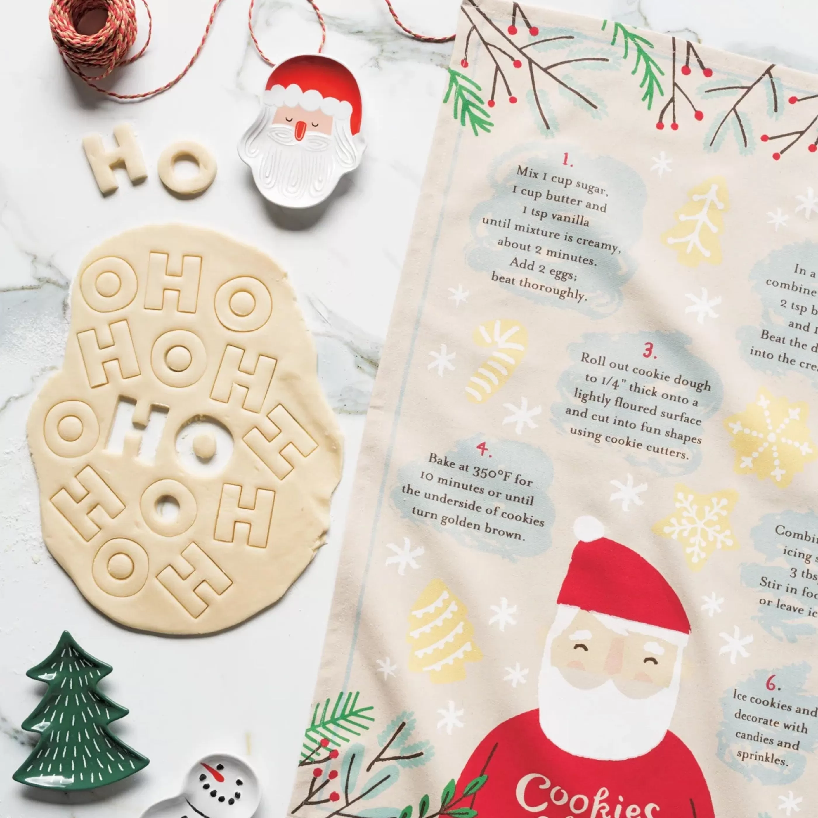 Danica Kitchen & Dining>Cookies For Santa Dish Towel