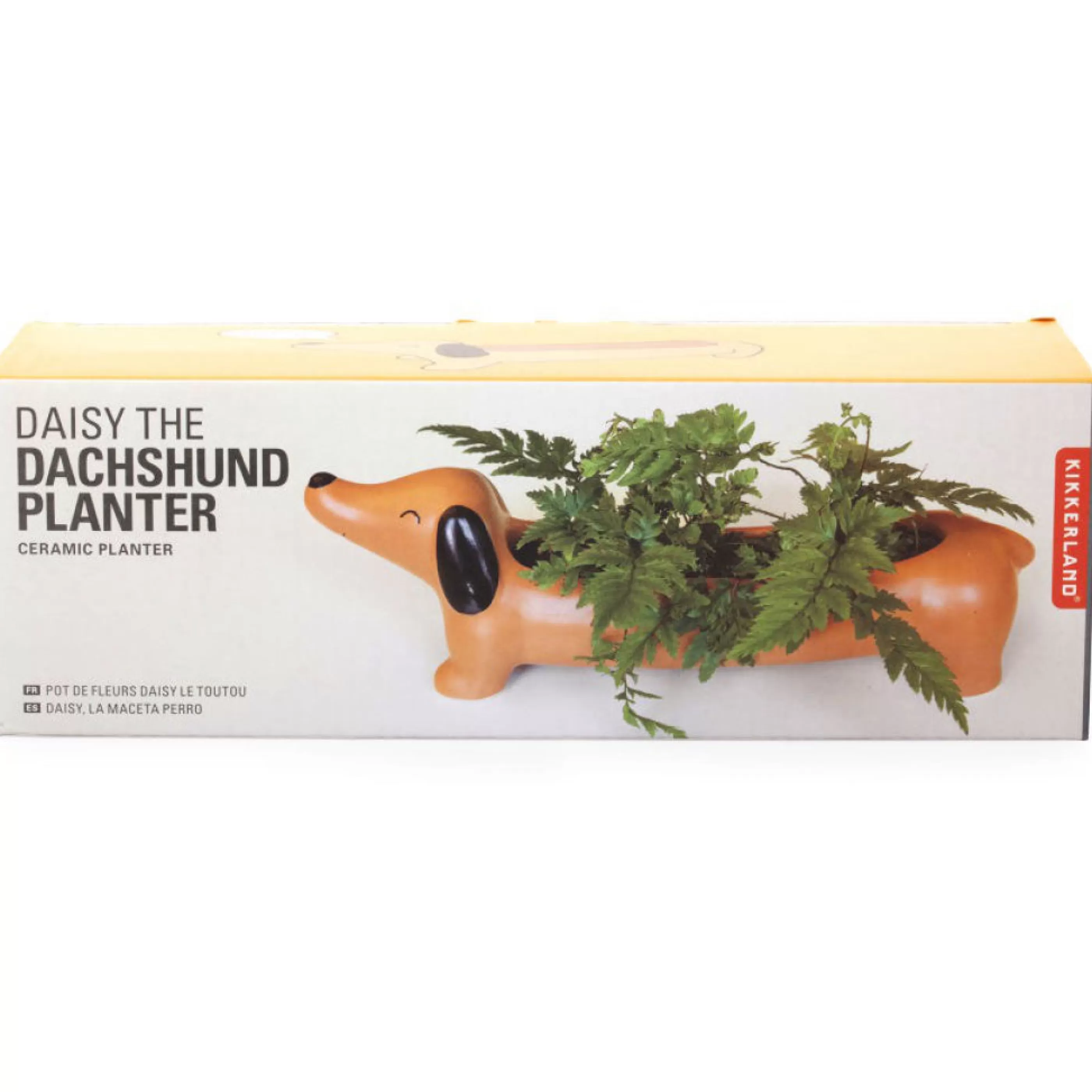 Kikkerland Home Accessories>Daisy The Dachshund Planter