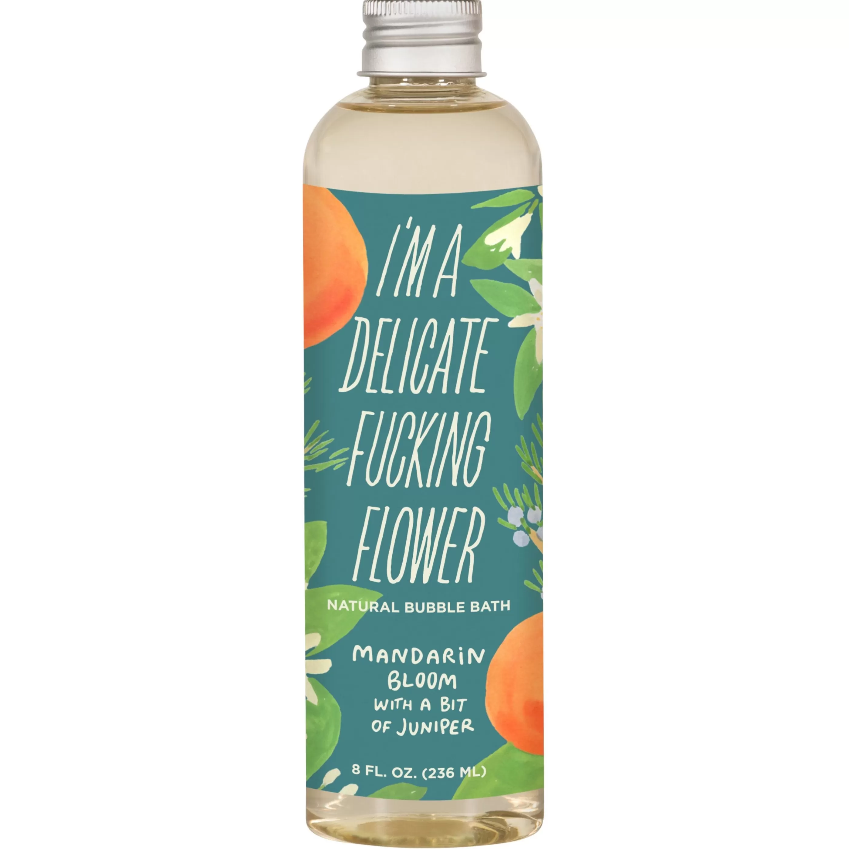 Blue Q Bath & Shower>Delicate Flower Mandarin Bloom Bubble Bath