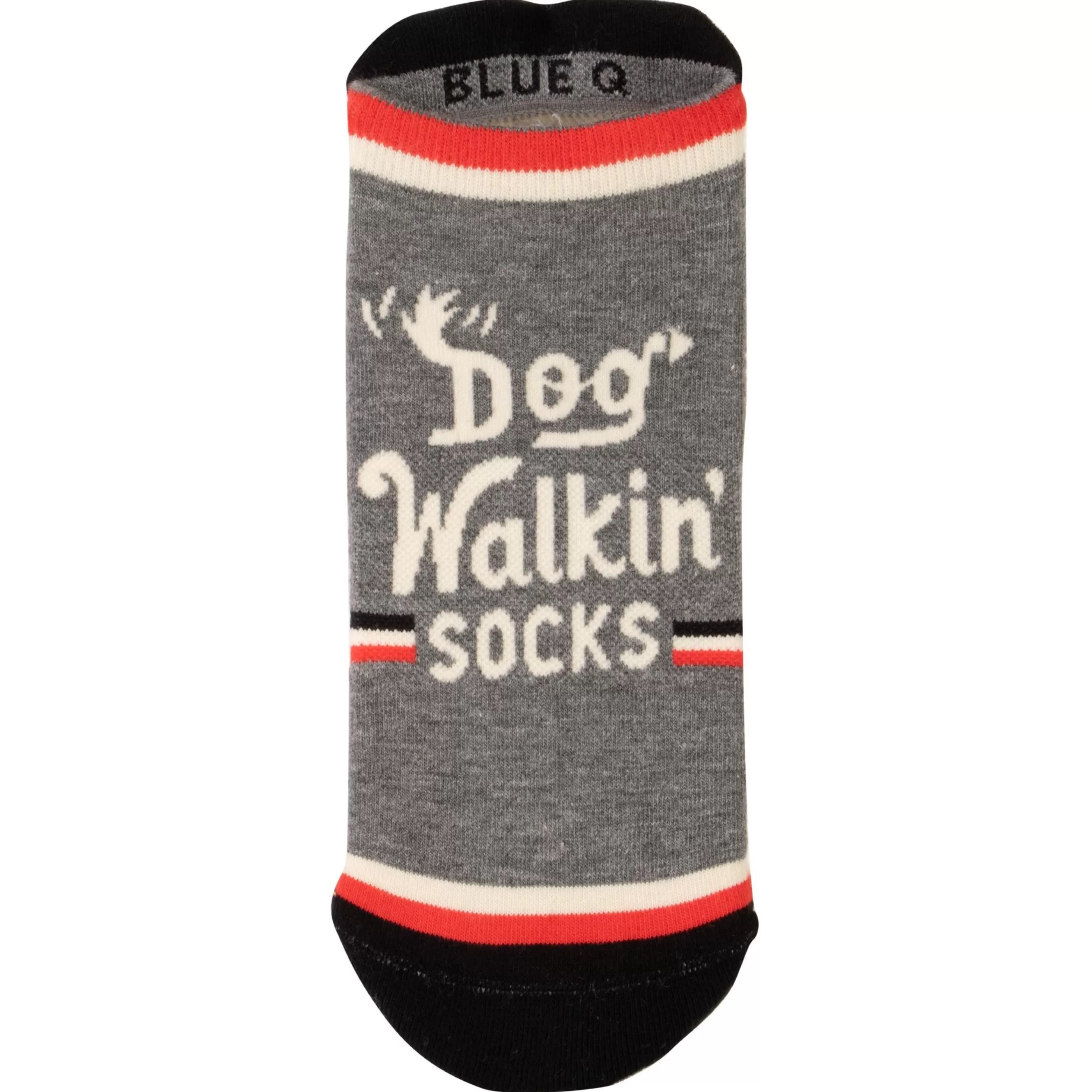 Blue Q Men's Socks>Dog Walkin' Sneaker Socks