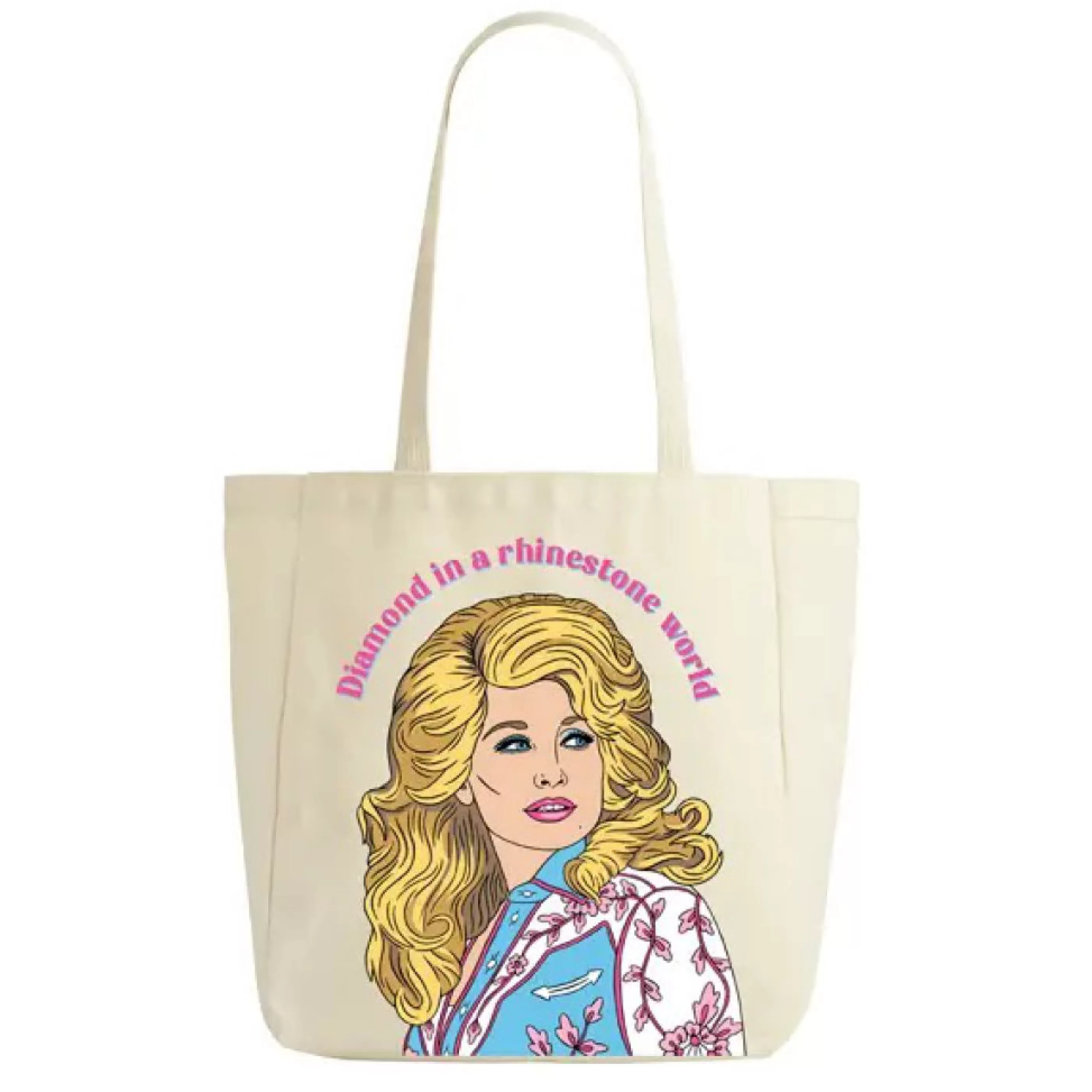 The Found Bags>Dolly Parton Canvas Tote Bag