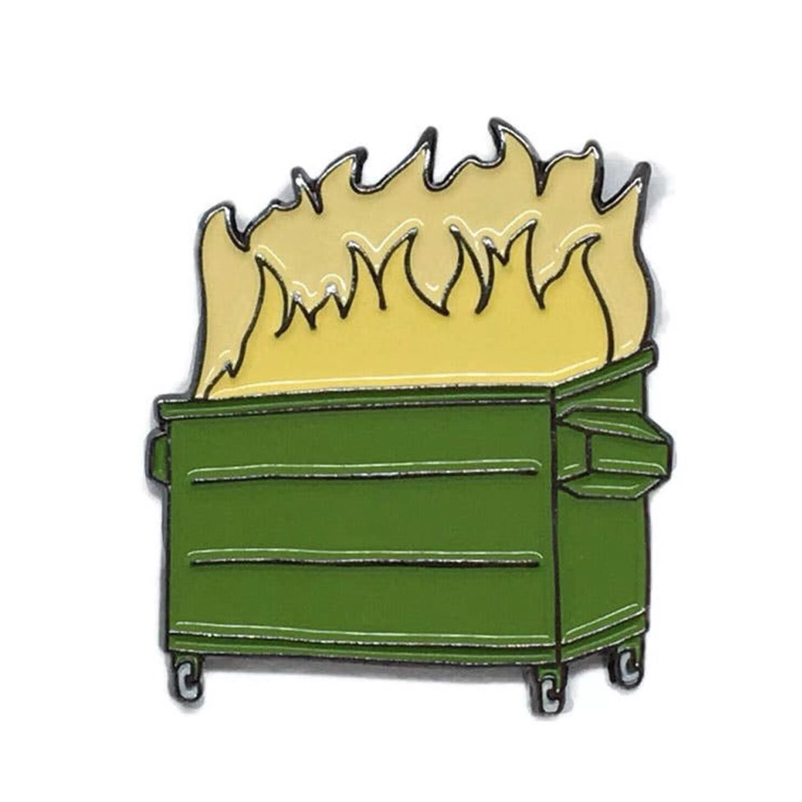 Tiny Hooray Pins, Patches & Keychains>Dumpster Fire Enamel Pin