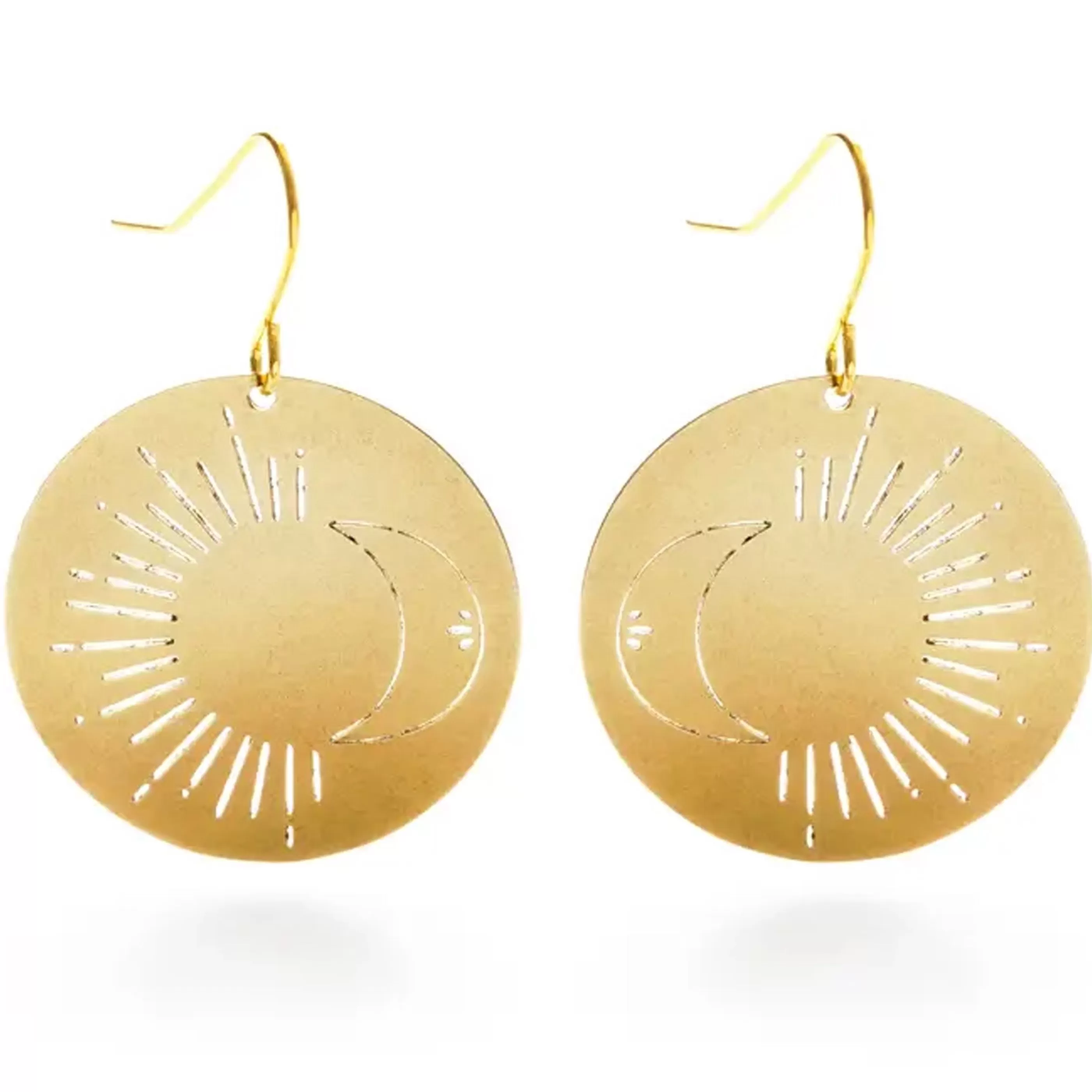 Mind's Eye Design Jewellery>Eclipse Sun & Moon Earrings