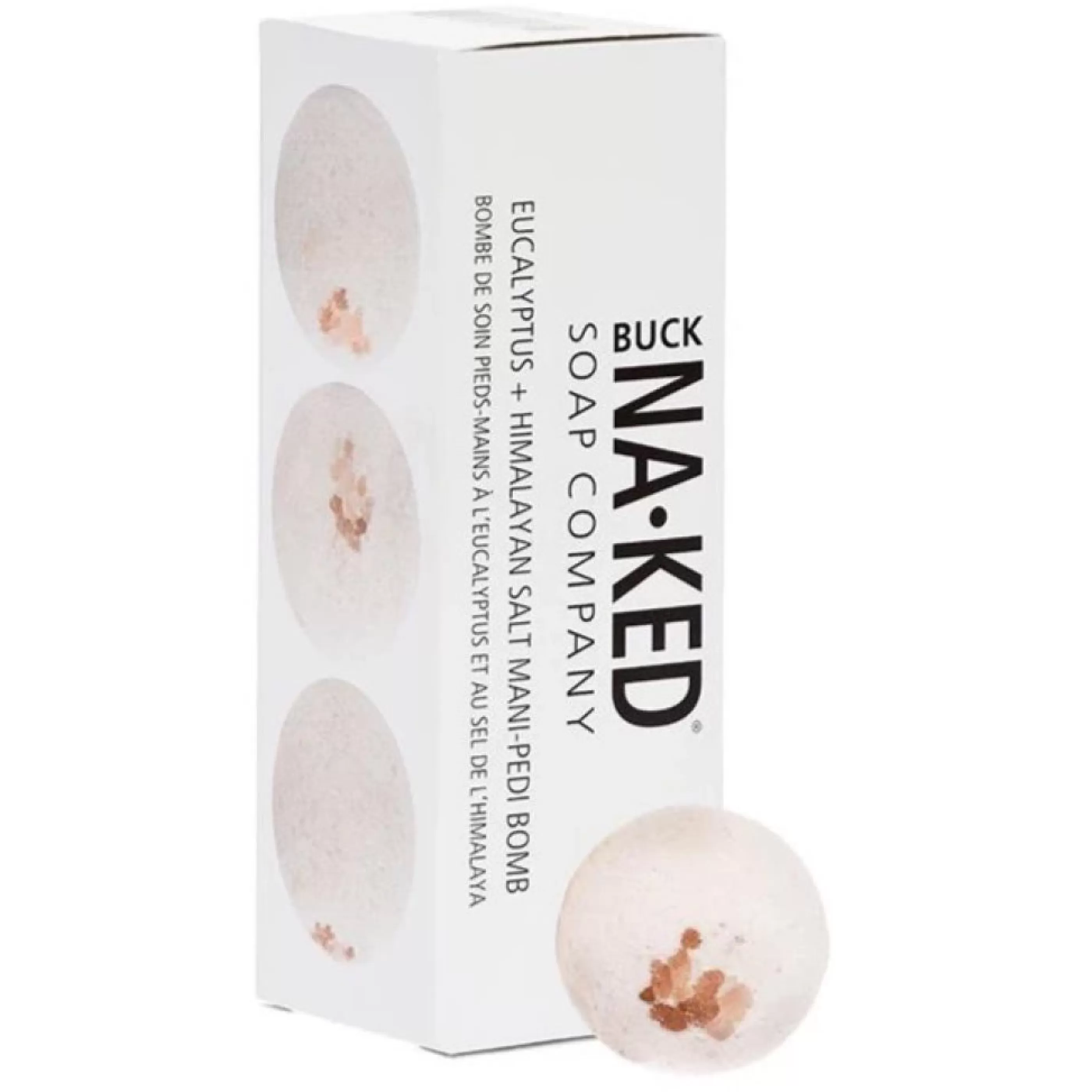 Buck Naked Soap Company Bath & Shower>Eucalyptus & Himalayan Salt Mani/Pedi Bombs