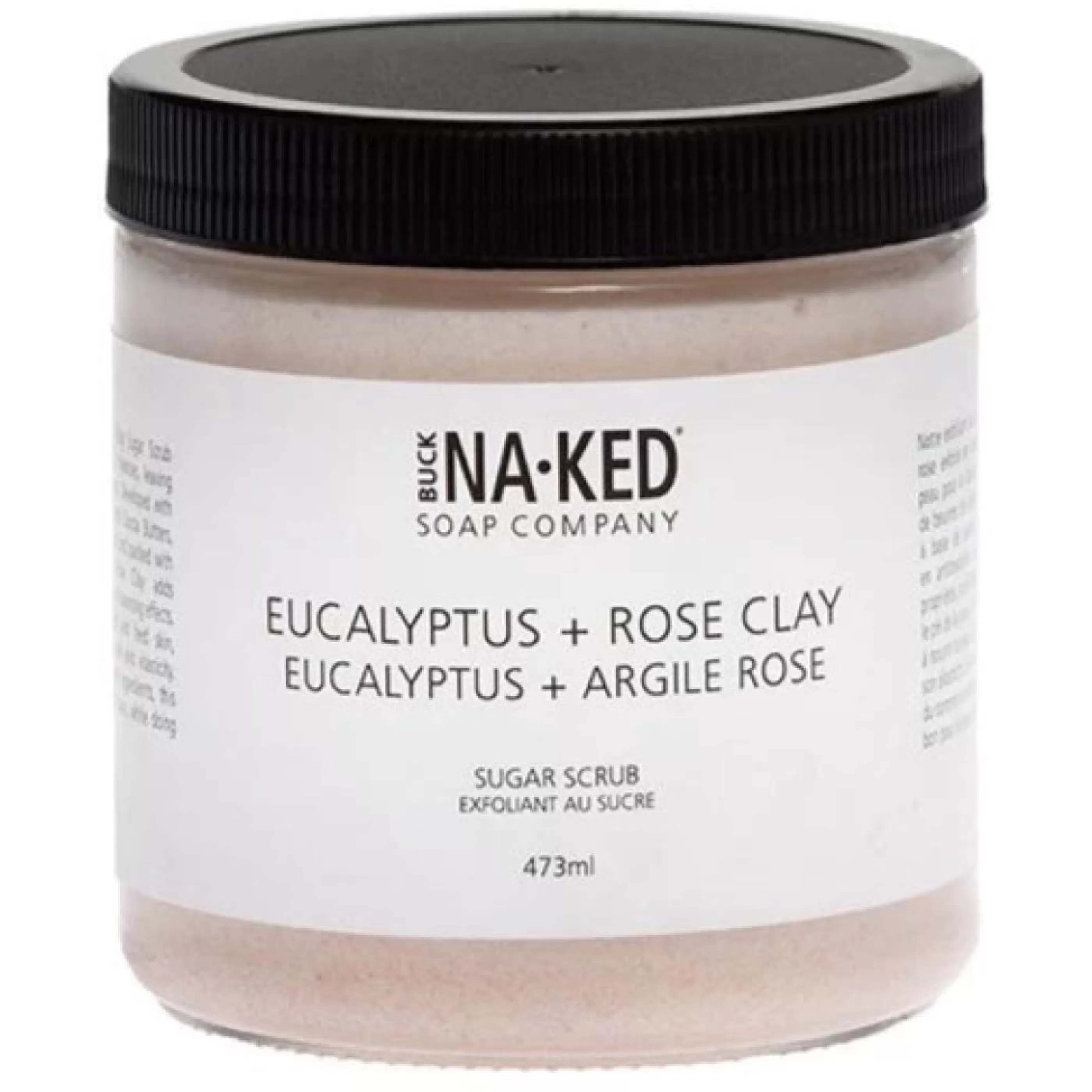 Buck Naked Soap Company Bath & Shower>Eucalyptus & Pink Clay Sugar Scrub