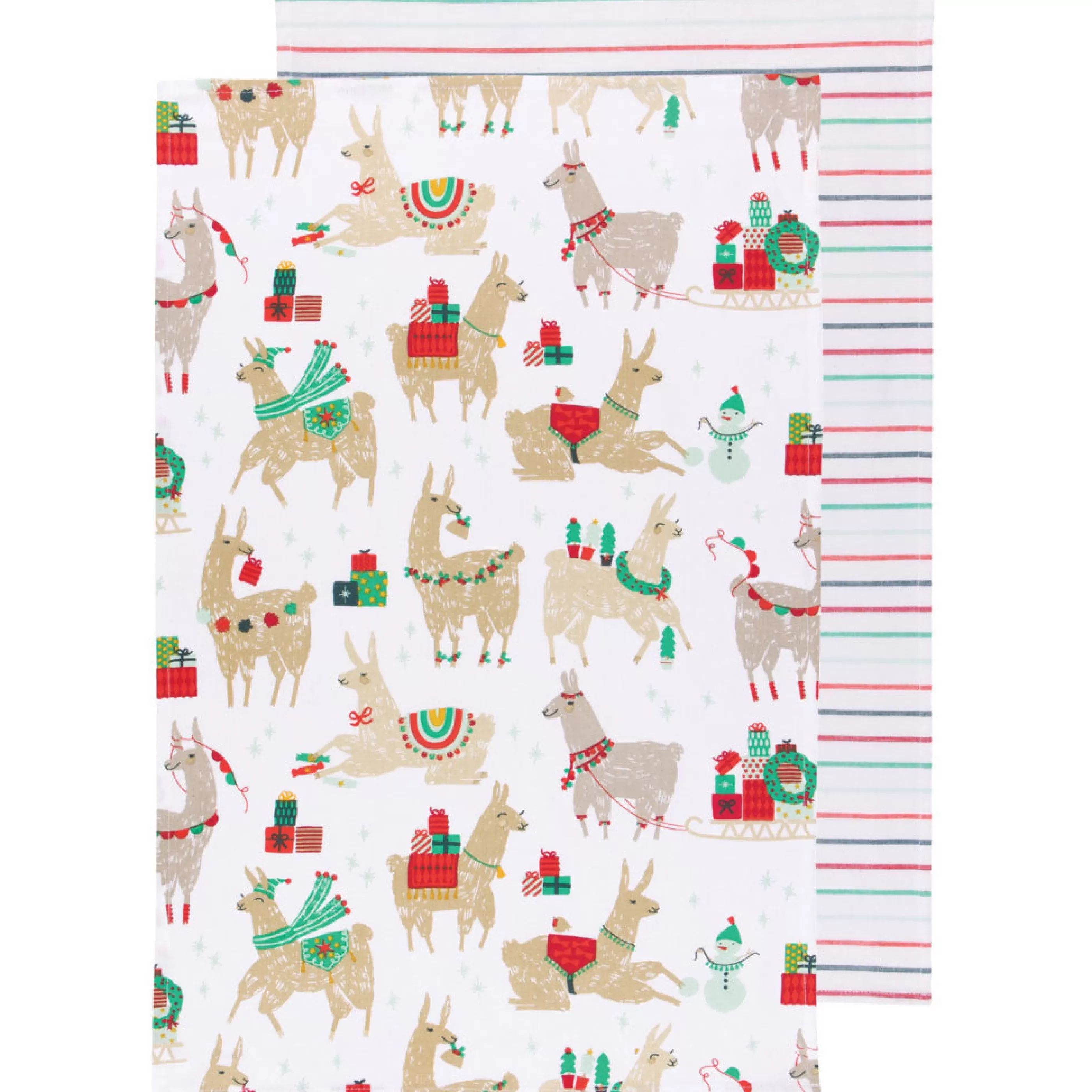 Danica Fa La La La Llama Tea Towel Set Of 2 Online