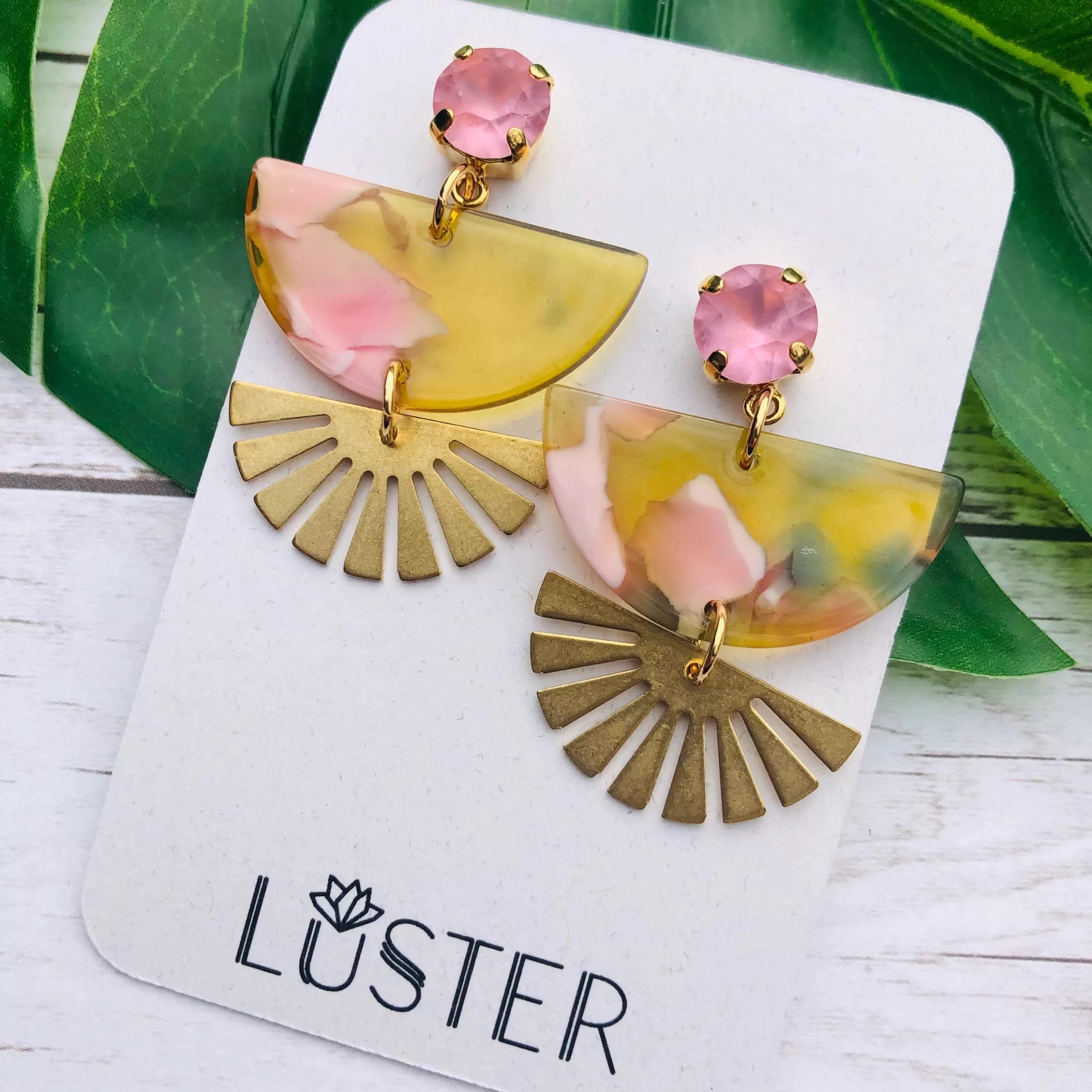 Luster Jewellery>Fantail Drop Earrings