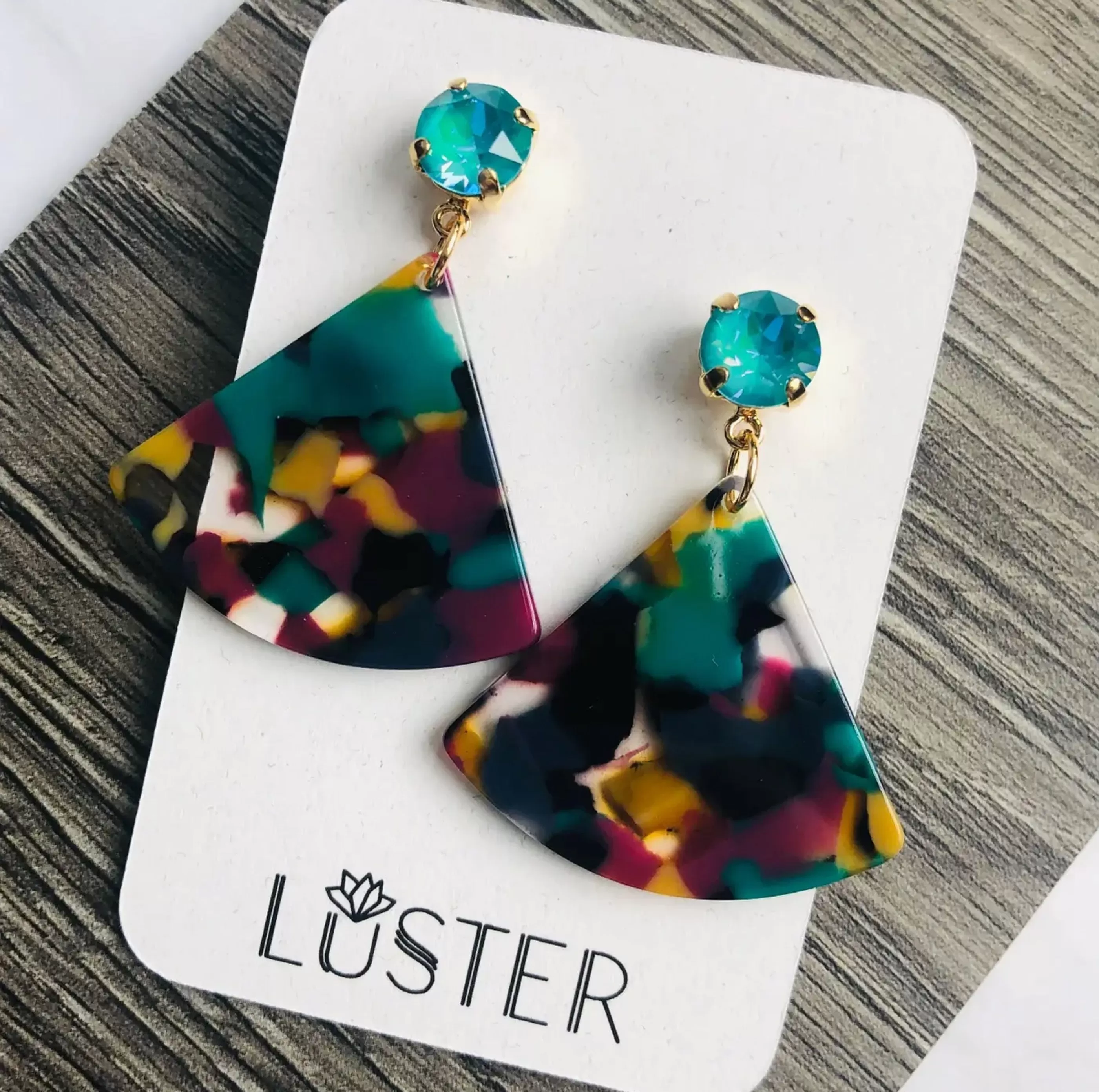 Luster Jewellery>Fantail Earrings