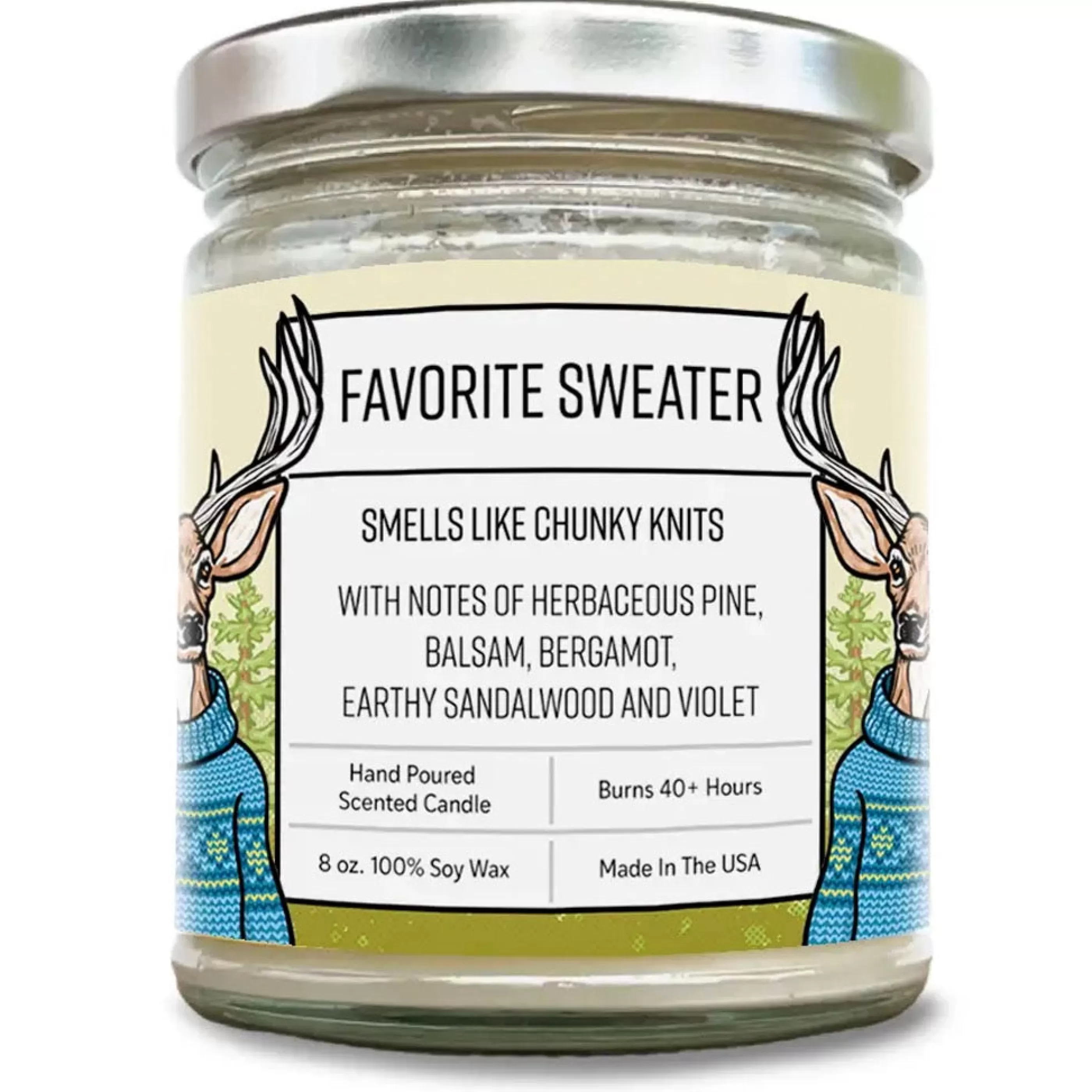 Two Little Fruits Candles & Home Fragrances>Favorite Sweater 8Oz Soy Candle