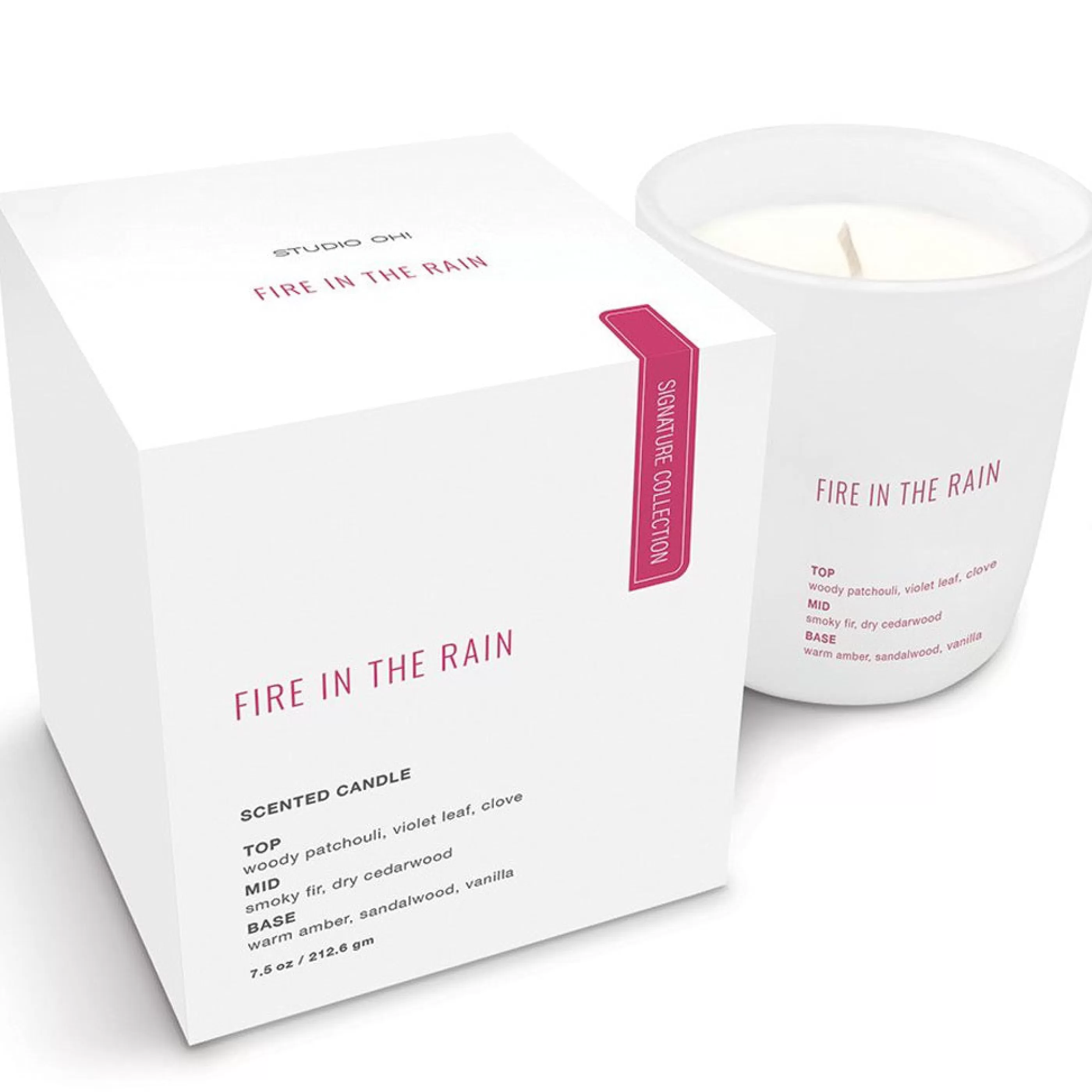 Studio Oh Candles & Home Fragrances>Fire In The Rain Signature Collection Candle