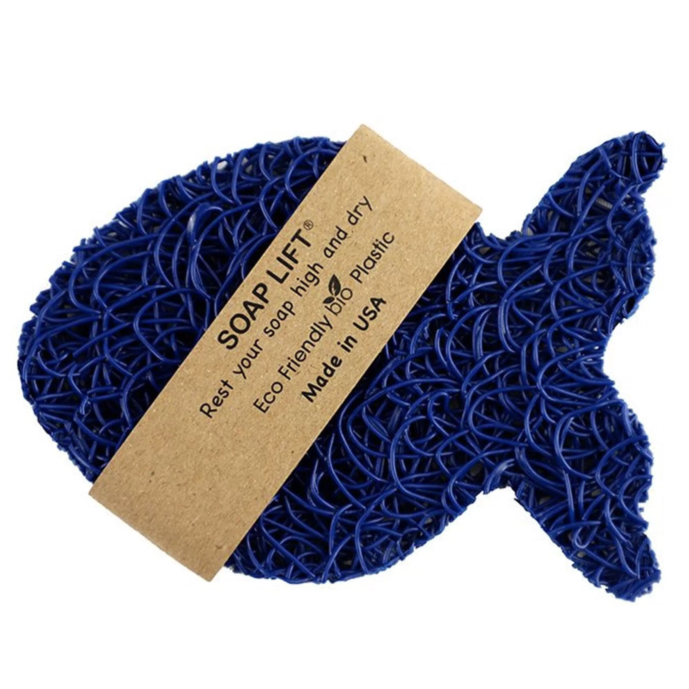 Soap Lift Bath & Shower>Fish Shape - Royal Blue