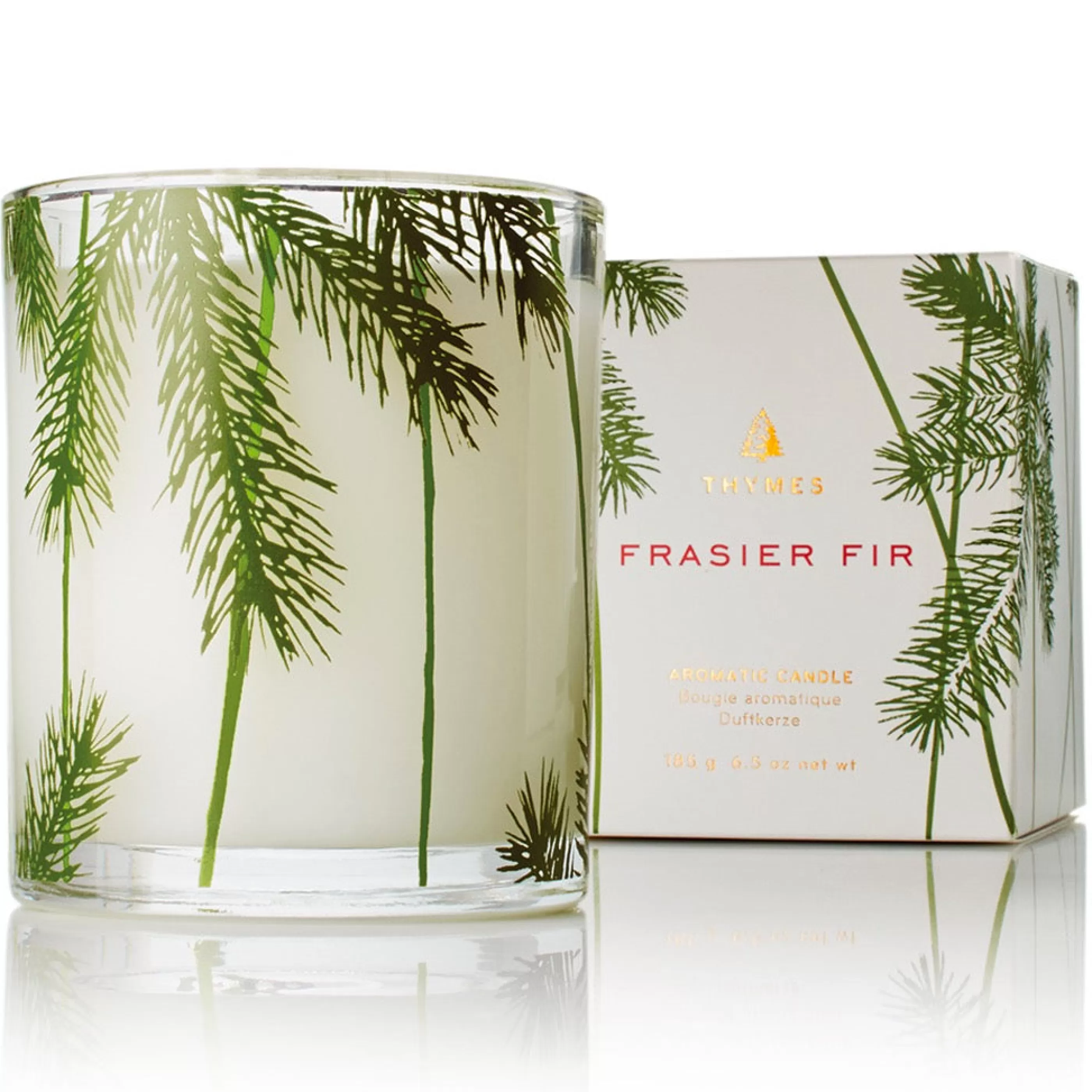 Thymes Candles & Home Fragrances>Frasier Fir Poured Candle Pine Needle Design