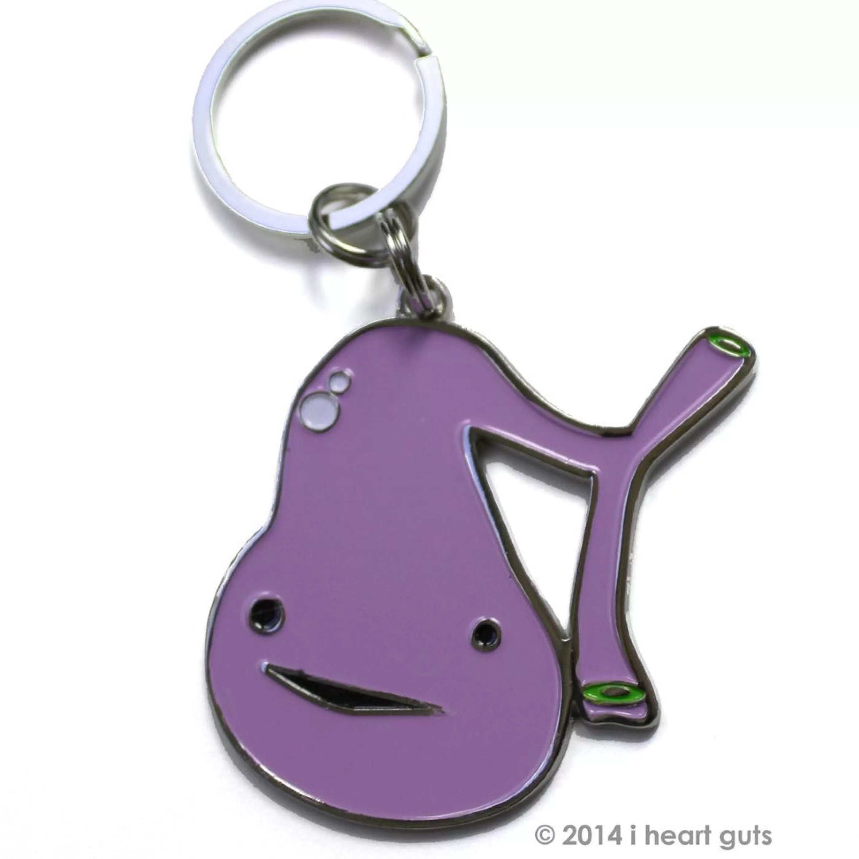 I Heart Guts Pins, Patches & Keychains>Gallbladder Key Chain